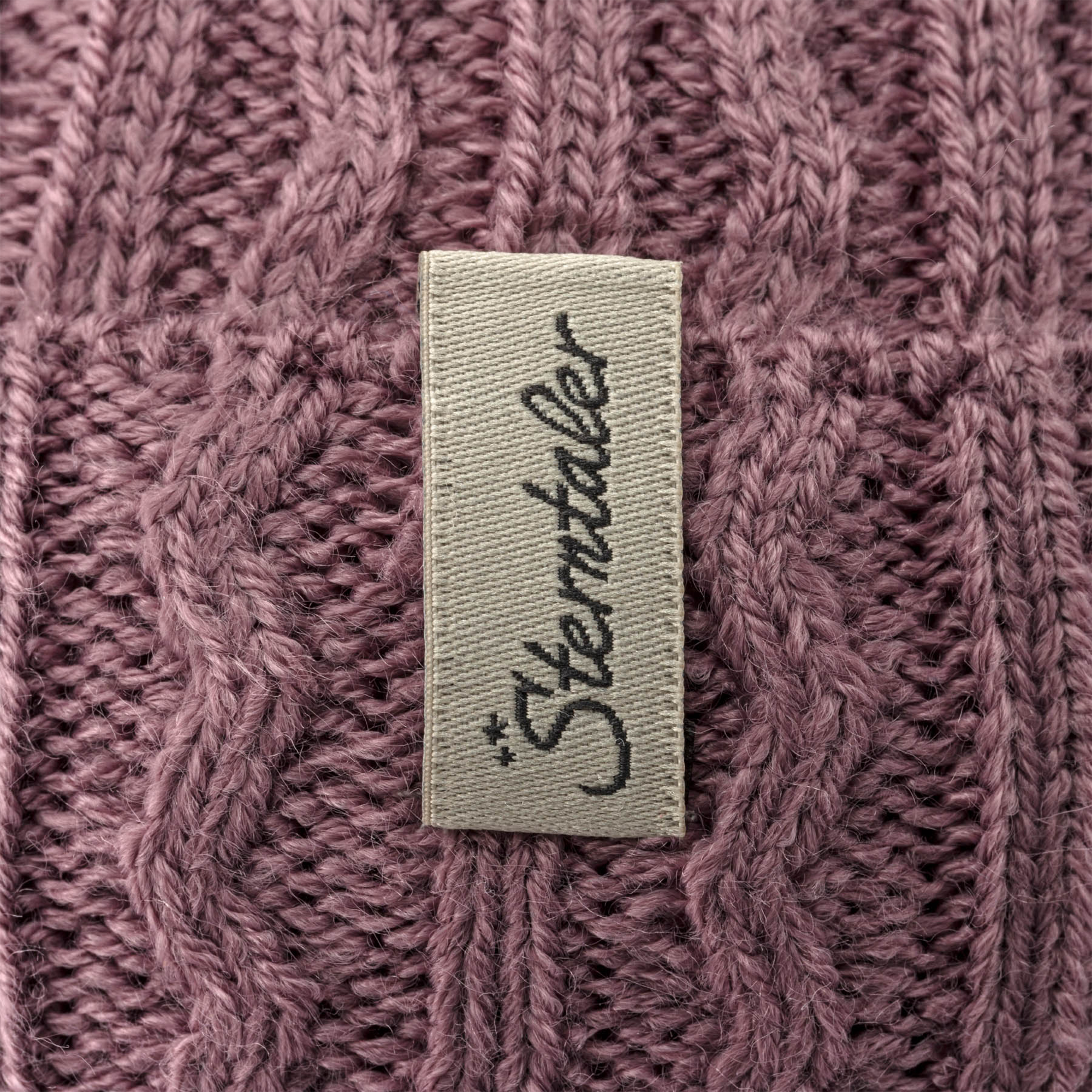 Strickmützen, Sterntaler, Lila – Produktansicht