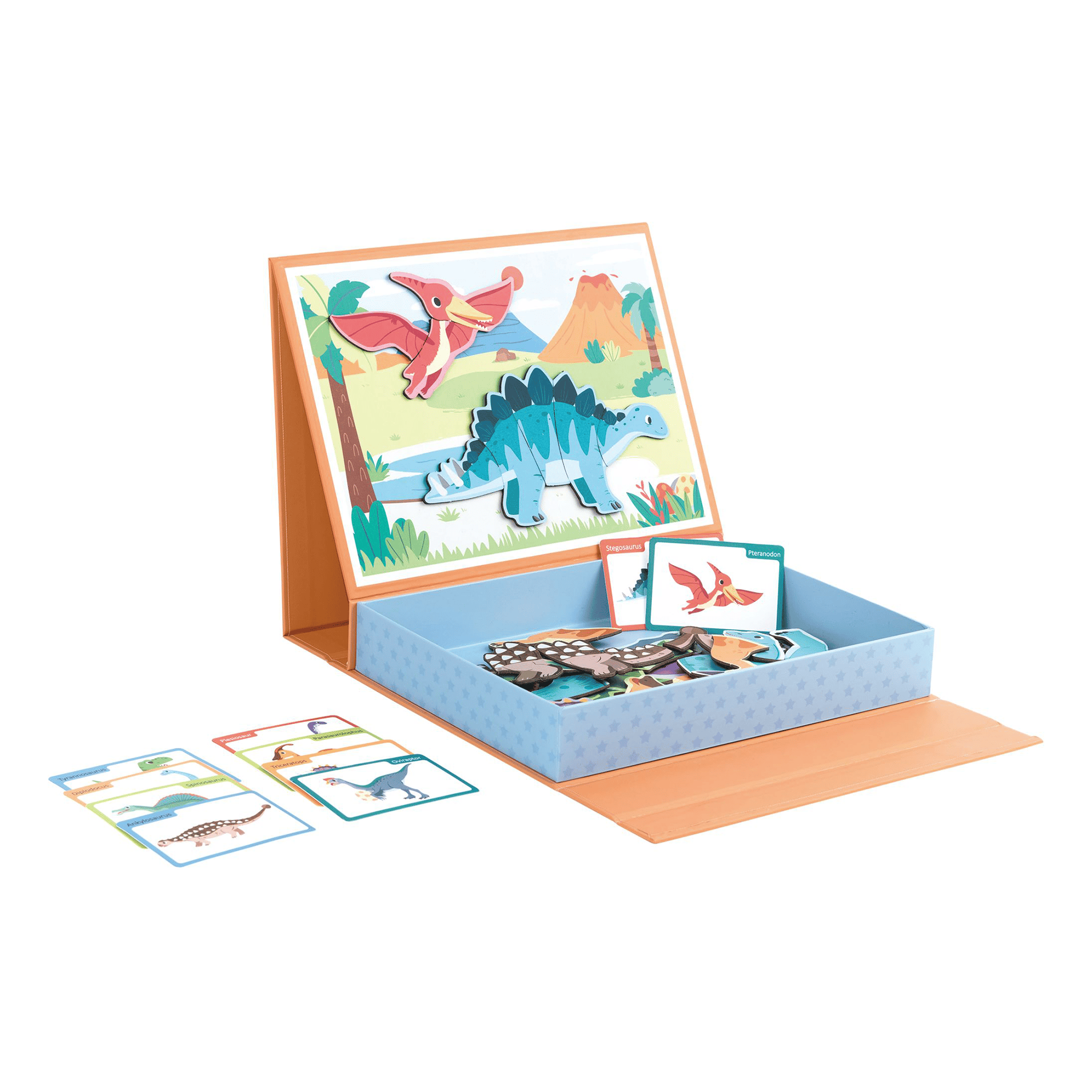 Magnet Puzzle Box Dinosaurier SpielMaus Orange 2000585720407 1