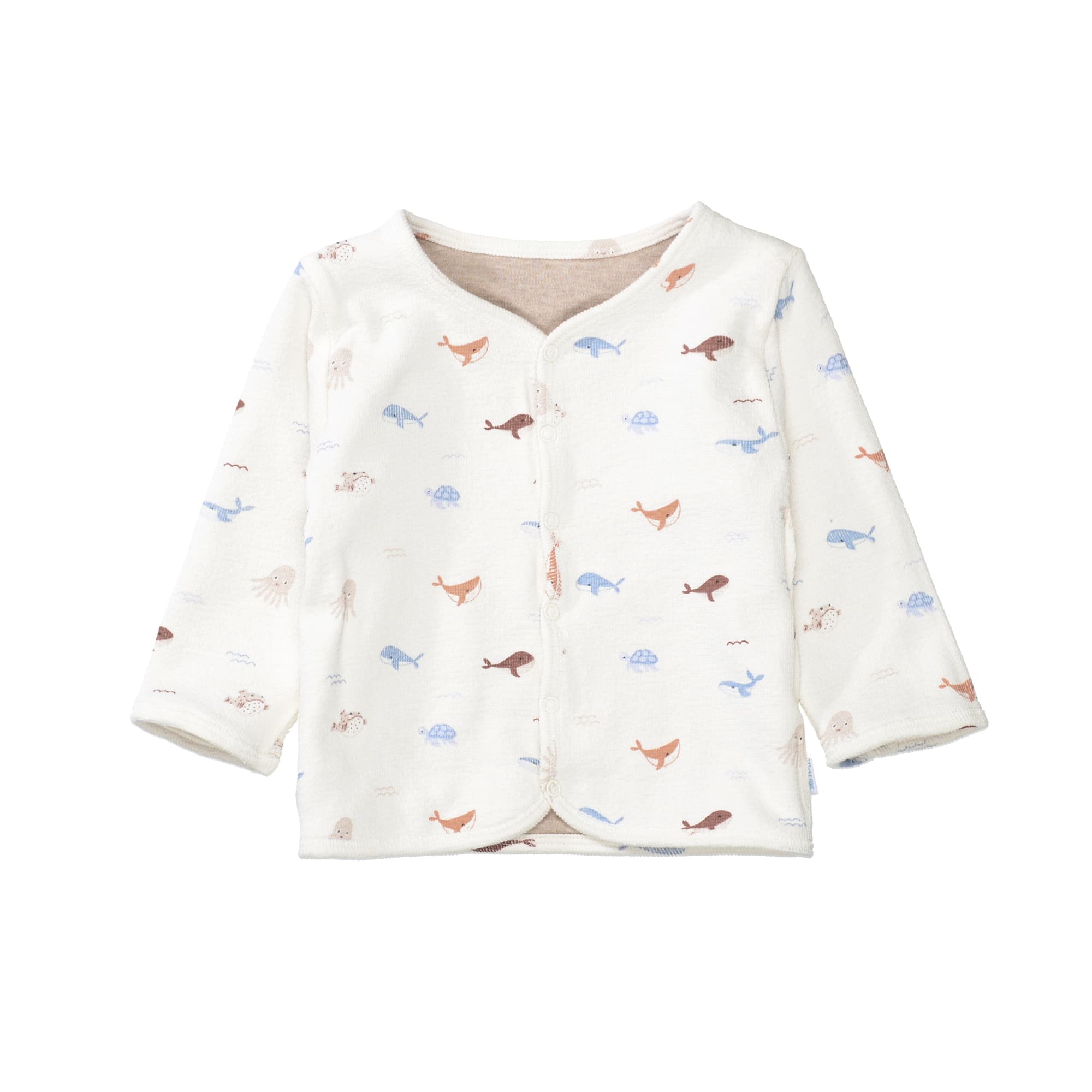 Wendejacken, LITTLE ONE, Beige – Besonderheit: aus 100% Baumwolle