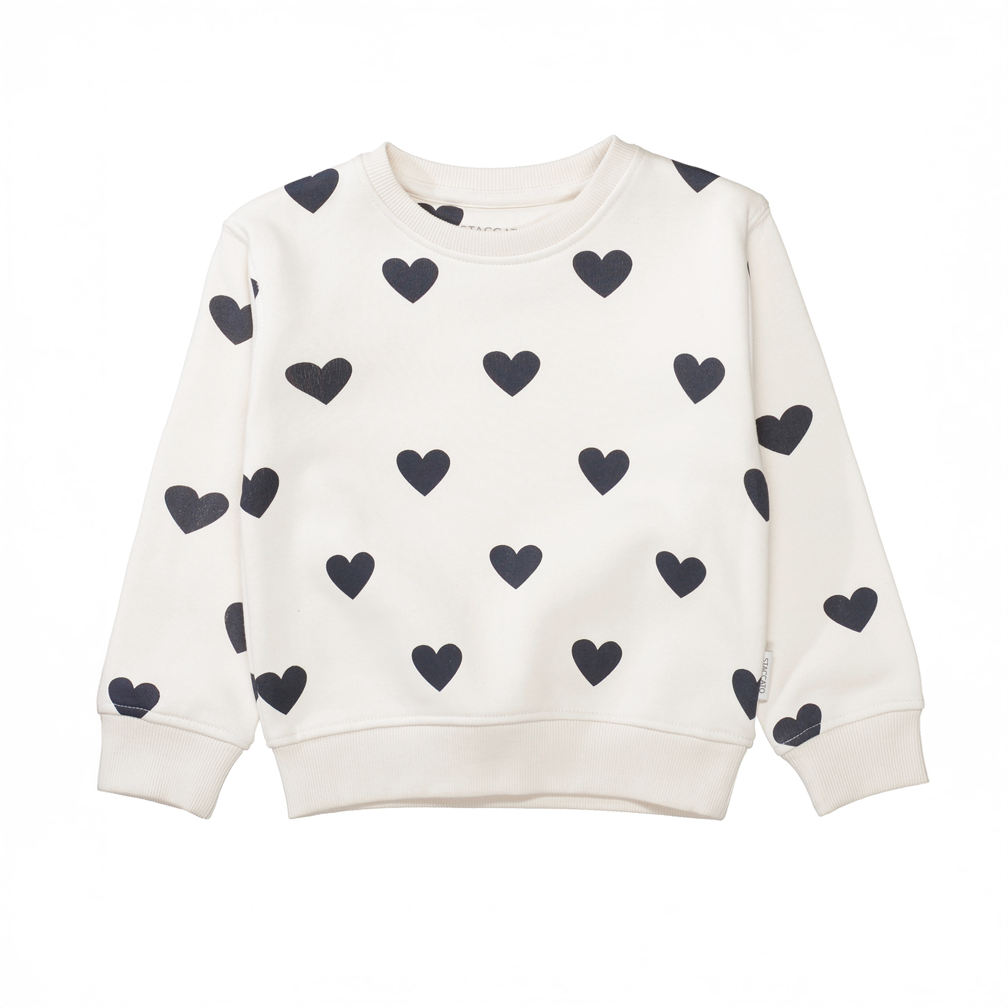 Pullover & Sweatshirts, STACCATO, Weiß – Besonderheit: aus 80% Baumwolle