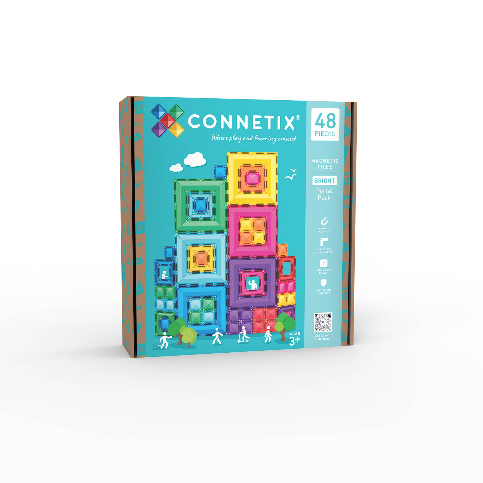 Bausteine, Connetix, Blau – Produktansicht