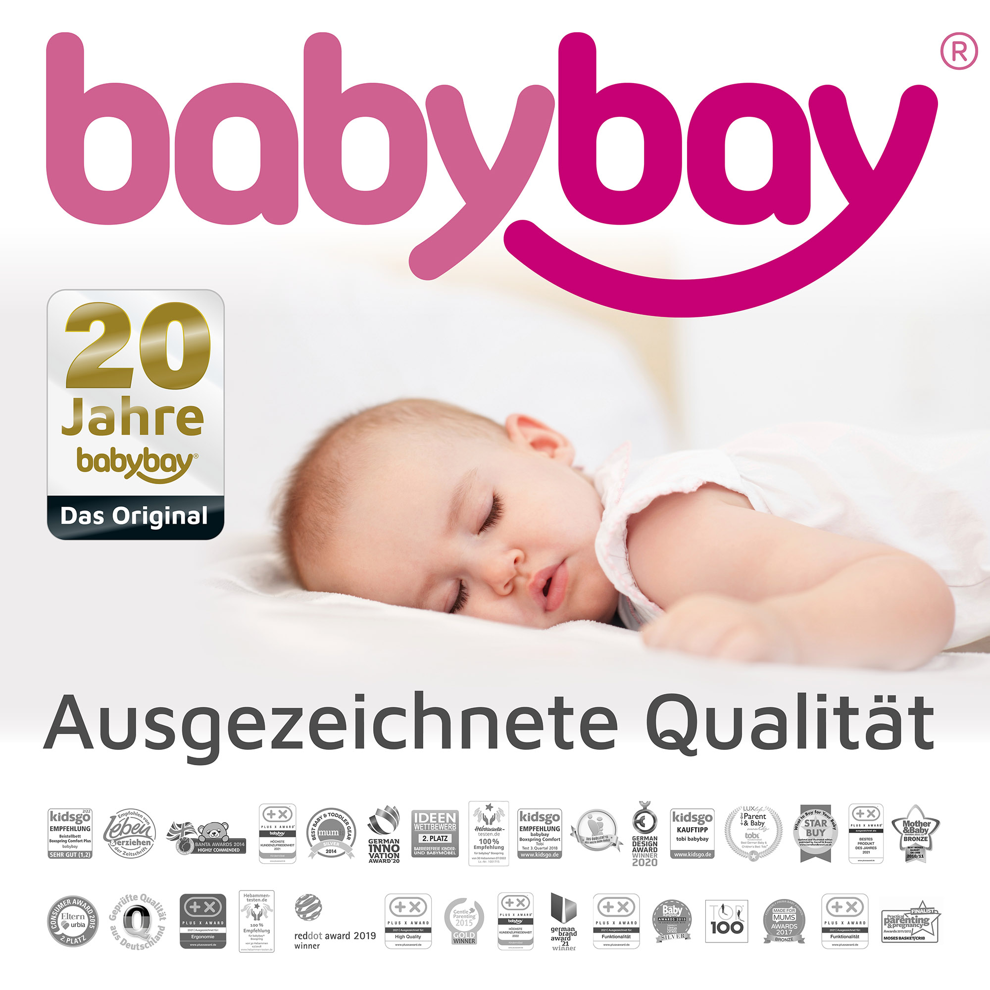 Nestchen, babybay, Blau – Produktansicht
