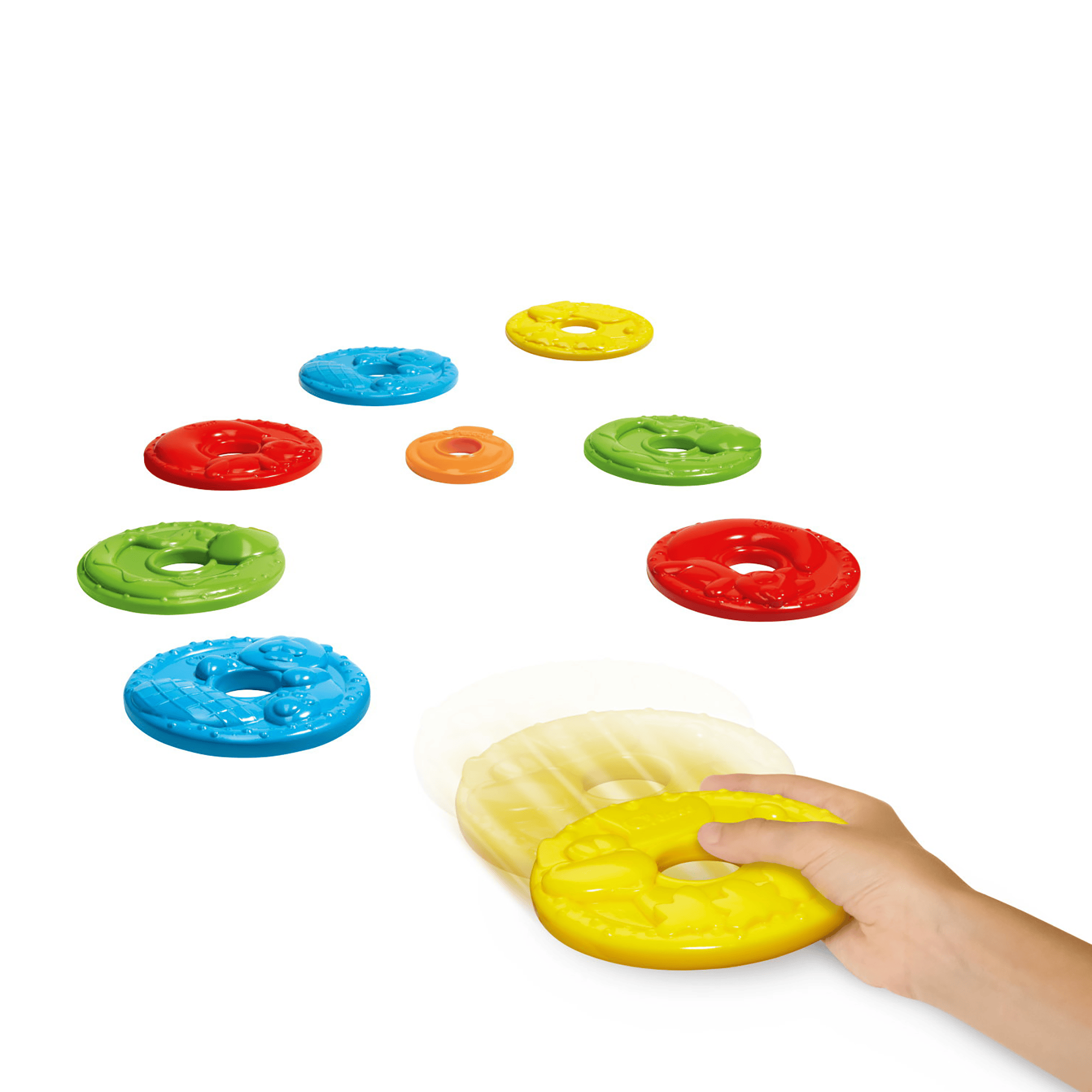 Rasseln & Greiflinge, chicco, Mehrfarbig – Produktansicht