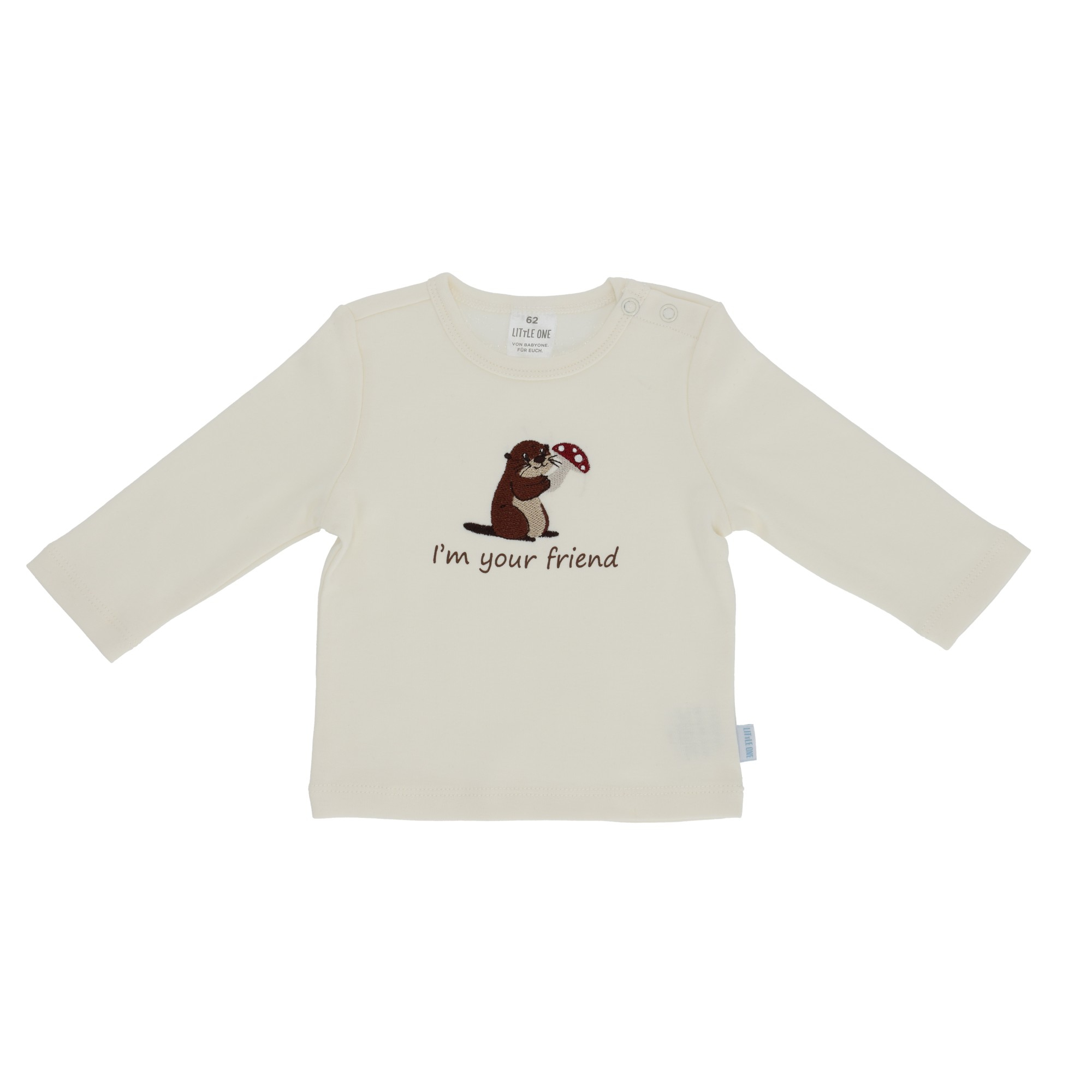 Langarmshirts, LITTLE ONE, Weiß – Produktansicht