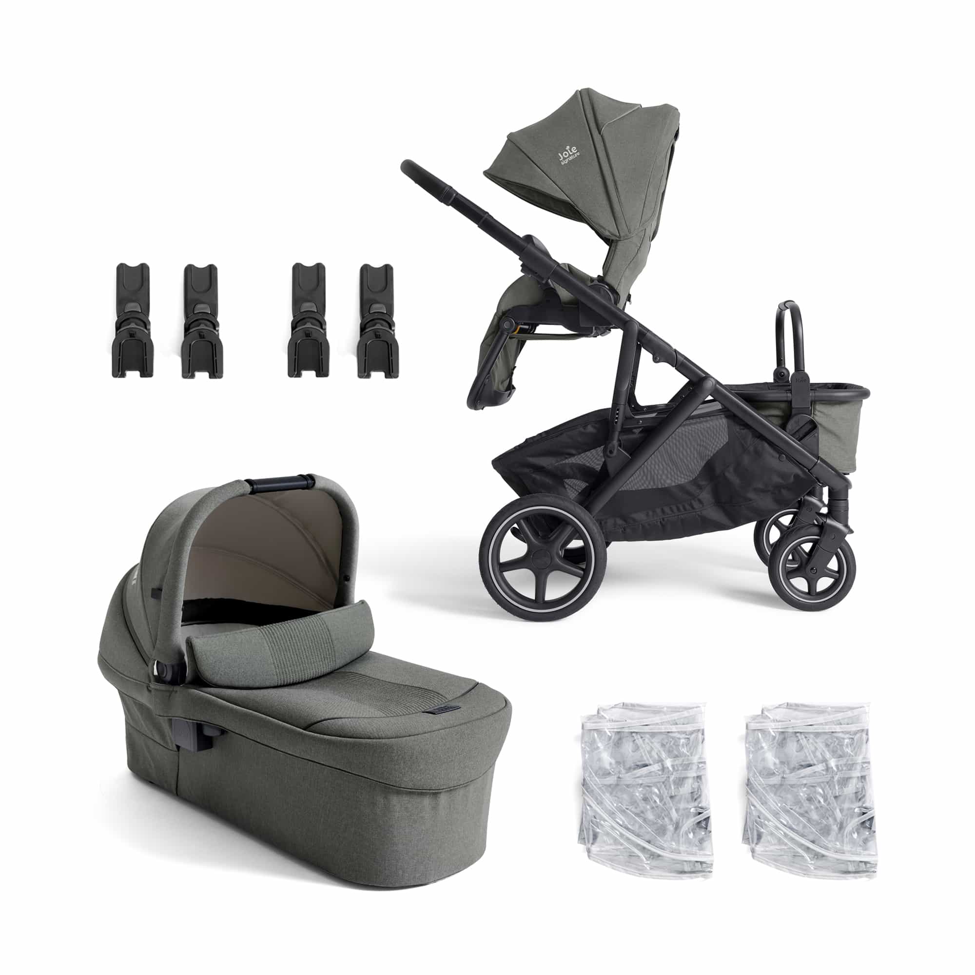 Kombi-Kinderwagen, Joie signature, Grün – Produktansicht