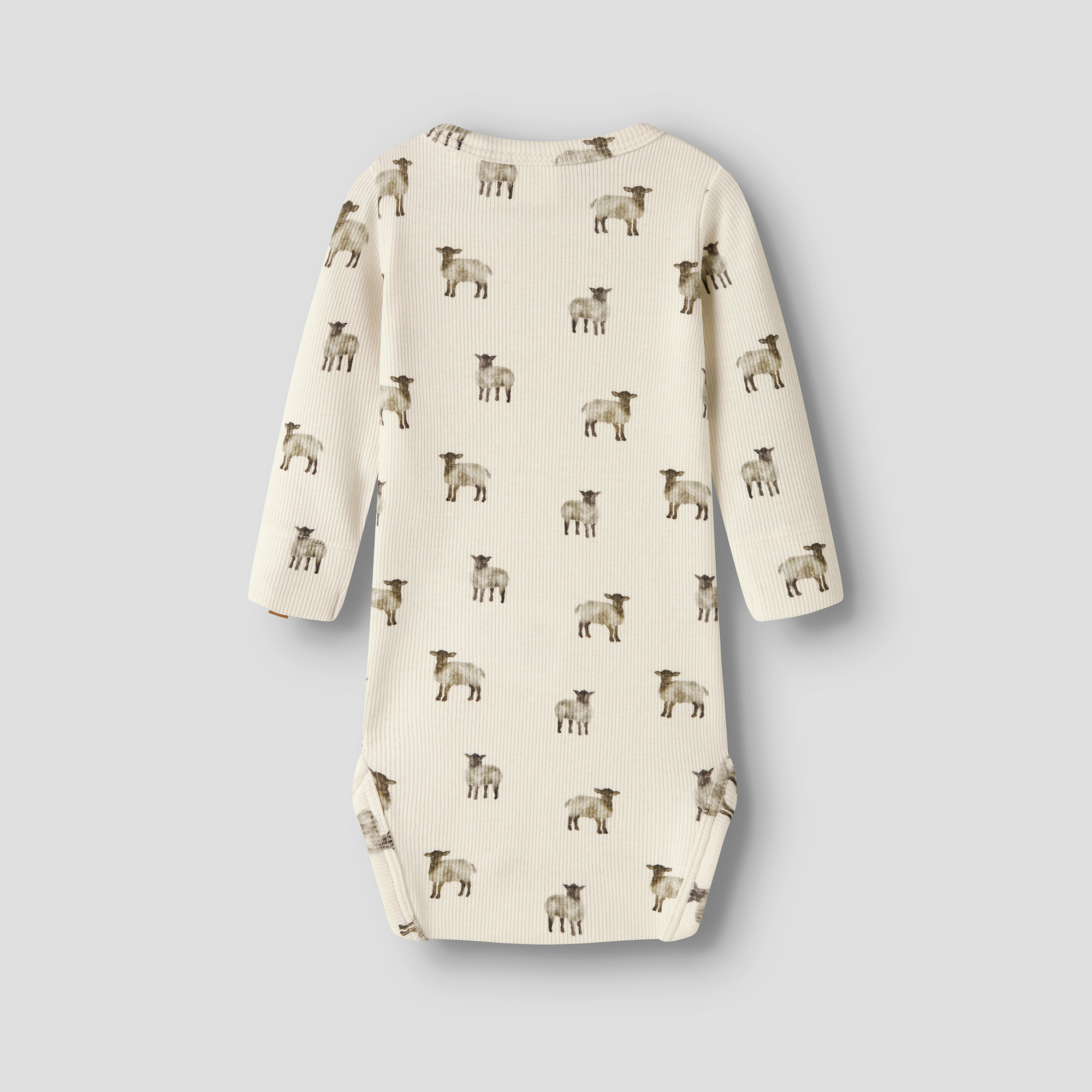 Langarmbodys, Lil' Atelier, Beige – Produktansicht