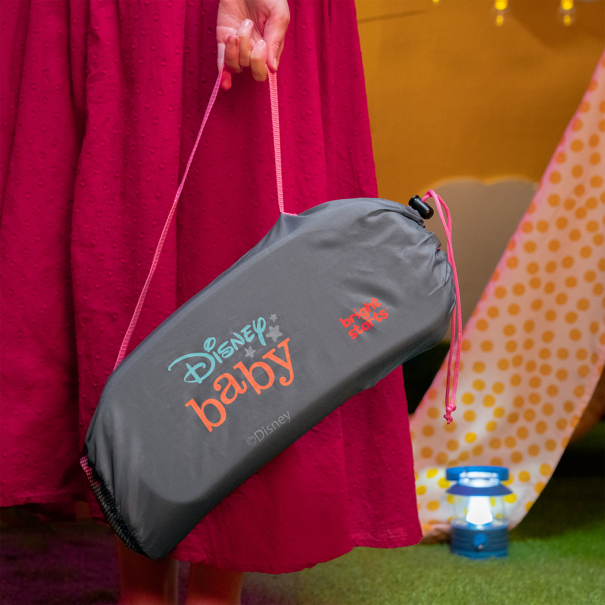Reisehochstühle, BrightStarts, Pink – Produktansicht