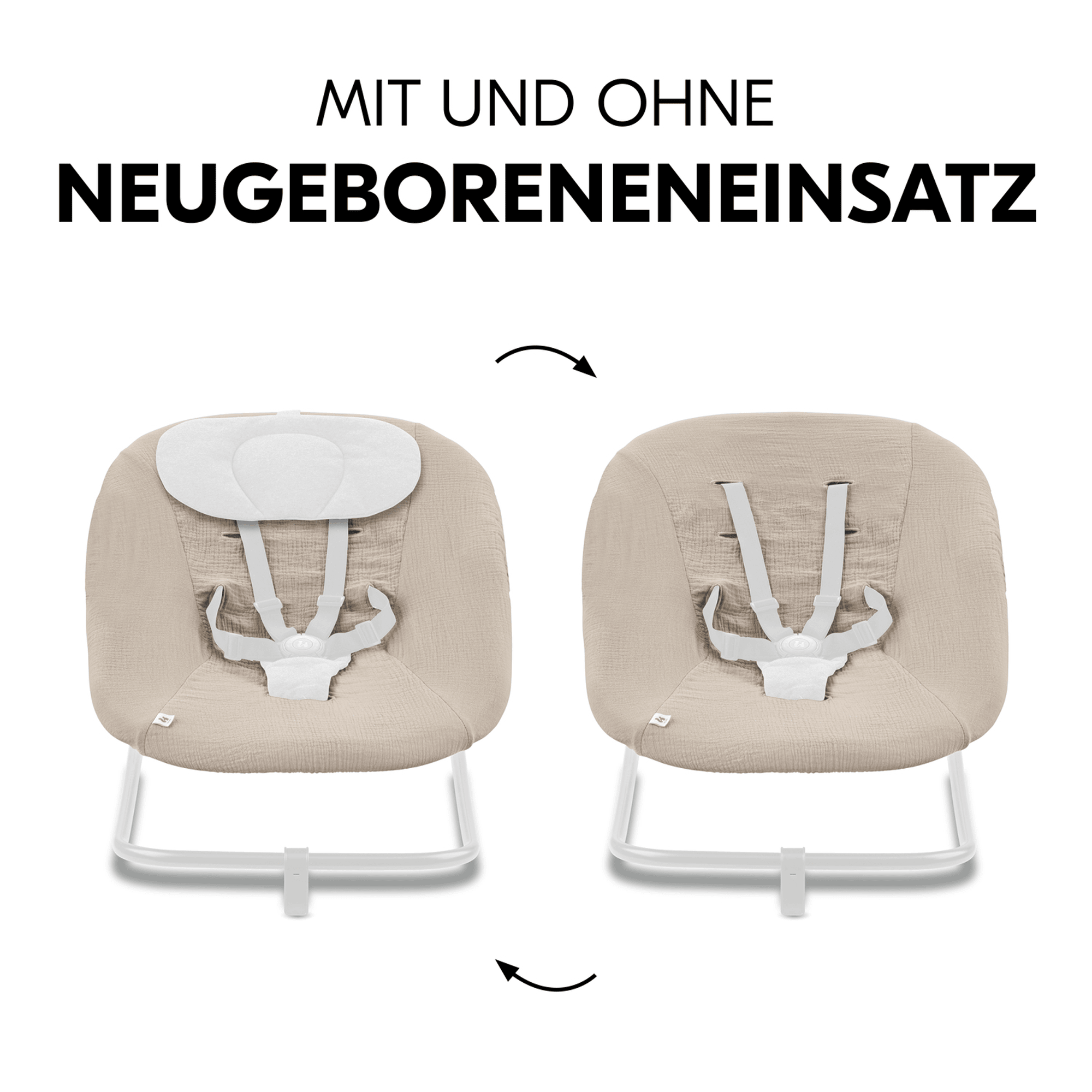 Hochstuhl Zubehör, hauck, Beige – Produktansicht