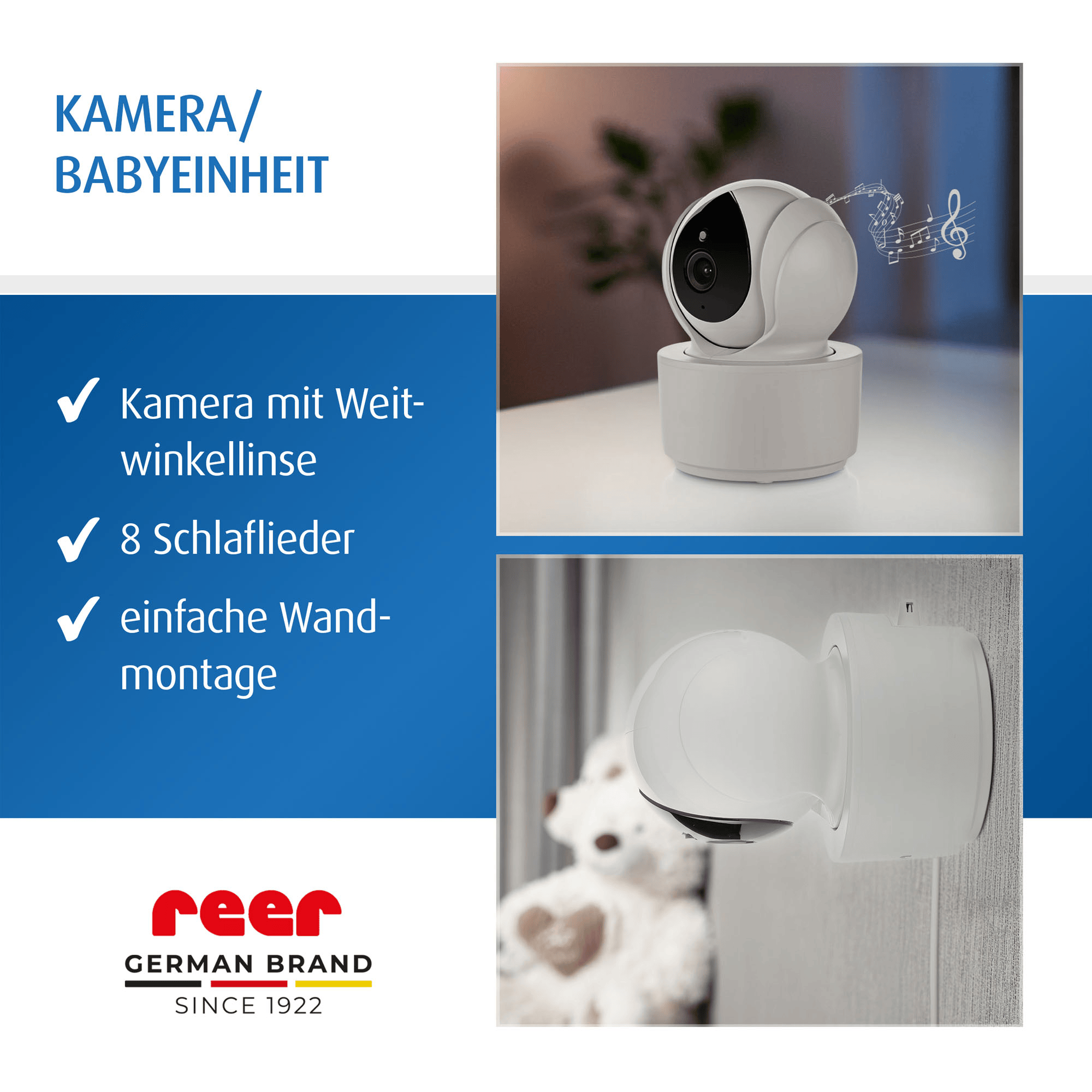 Video Babyphone, reer, Weiß – Produktansicht