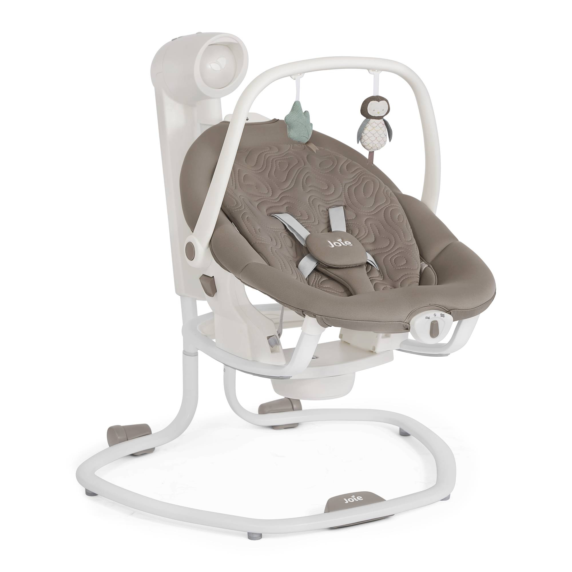 Wippen, Joie, Braun – Besonderheit: 3 Liegepositionen für maximalen Komfort
