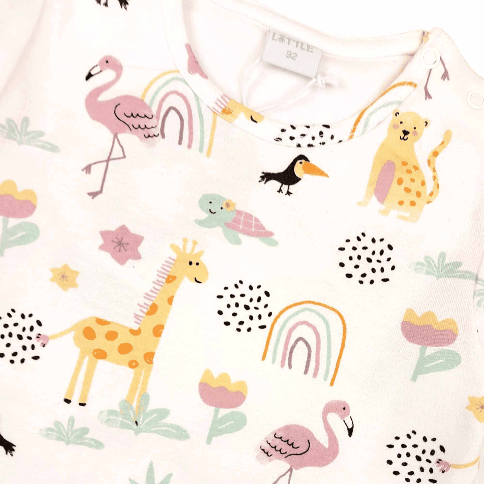 Langarmshirt Giraffe LITTLE Weiß M2000586199806 2