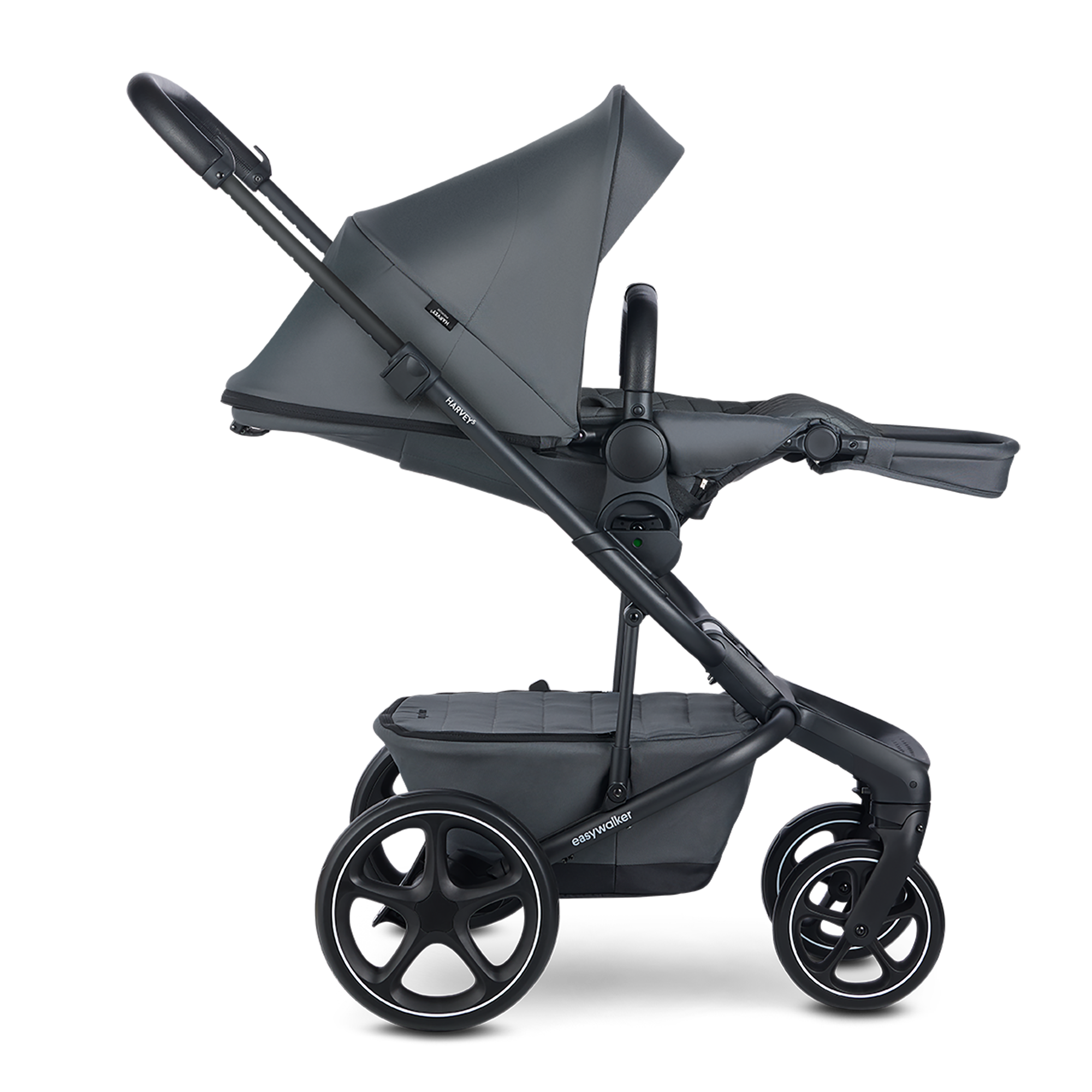 Kombi-Kinderwagen, easywalker, Grau – Produktansicht
