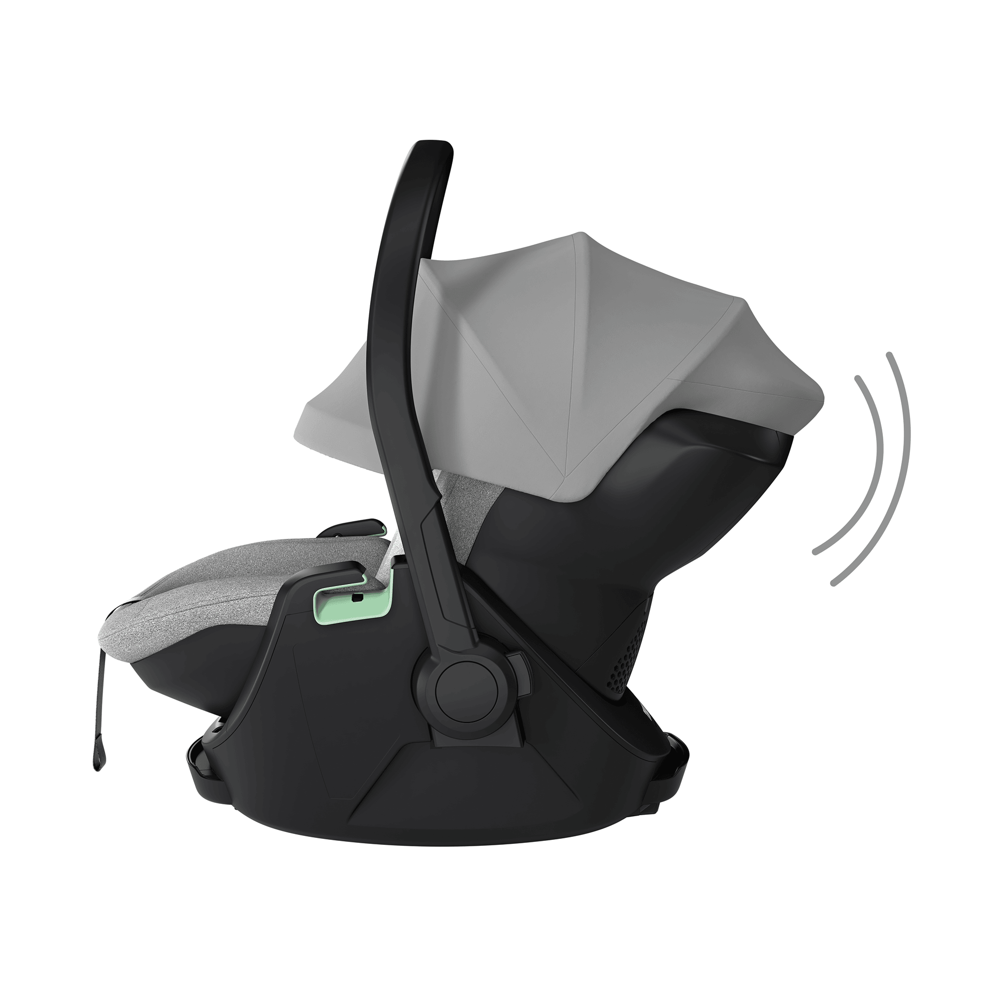 Babyschalen 0-13 kg, Gruppe 0+, THULE, Grau – Produktansicht