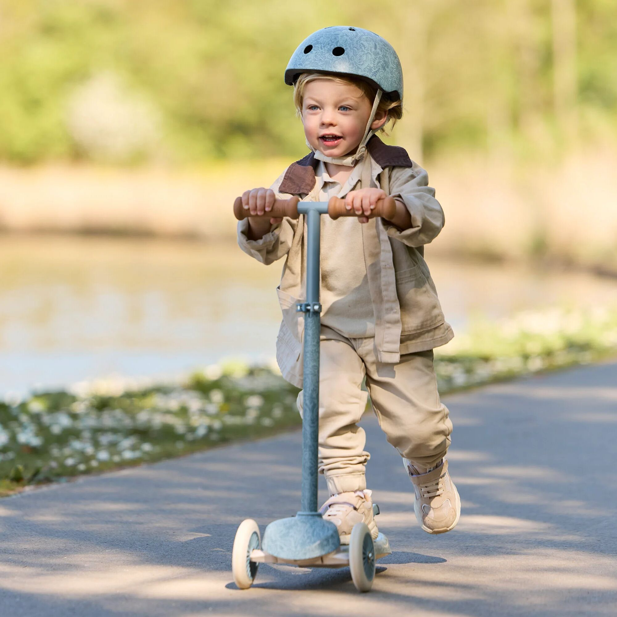 Roller, LITTLE DUTCH, Blau – Besonderheit: höhenverstellbarer Lenker