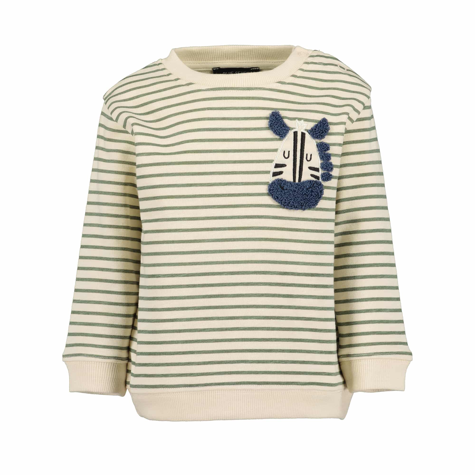 Pullover & Sweatshirts, blue seven, Beige – Besonderheit: aus 100% Baumwolle