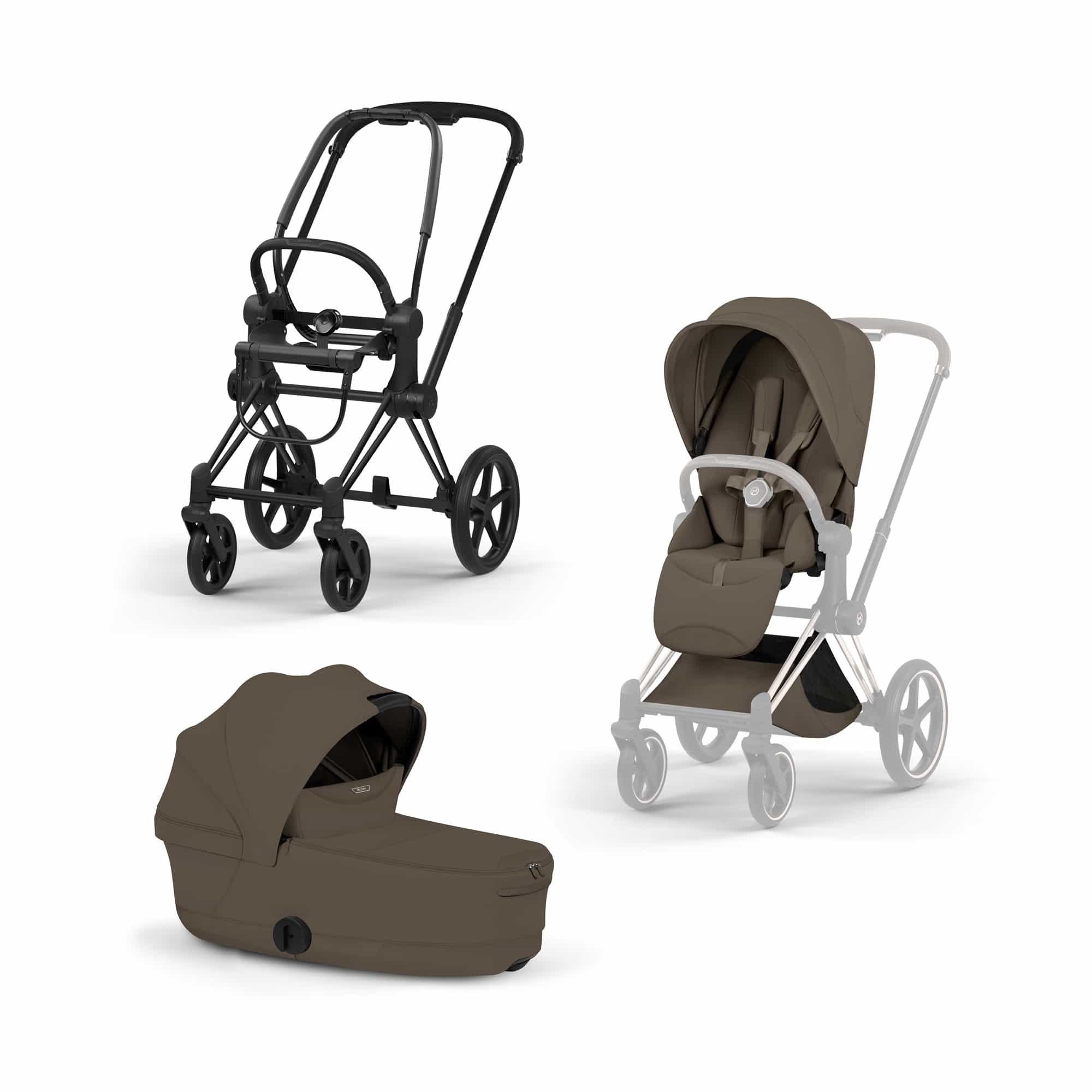 Kinderwagen Komplettsets, cybex PLATINUM, Braun – Produktansicht