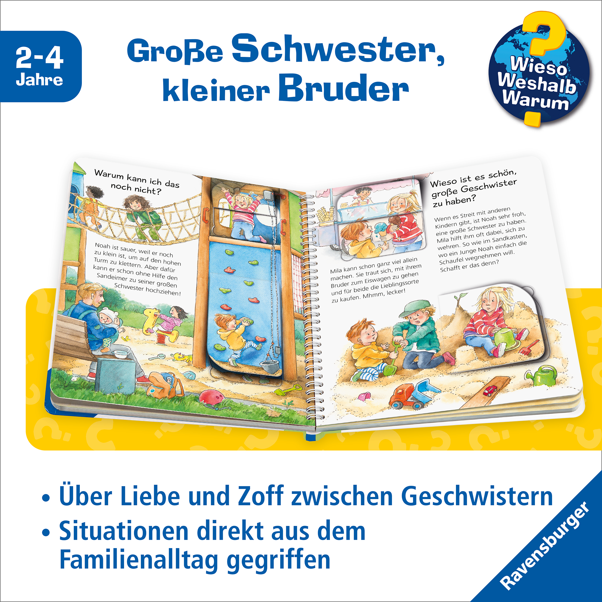 Kinderbücher, Ravensburger, Mehrfarbig – Besonderheit: fördert das Verständnis und den Zusammenhalt unter Geschwistern