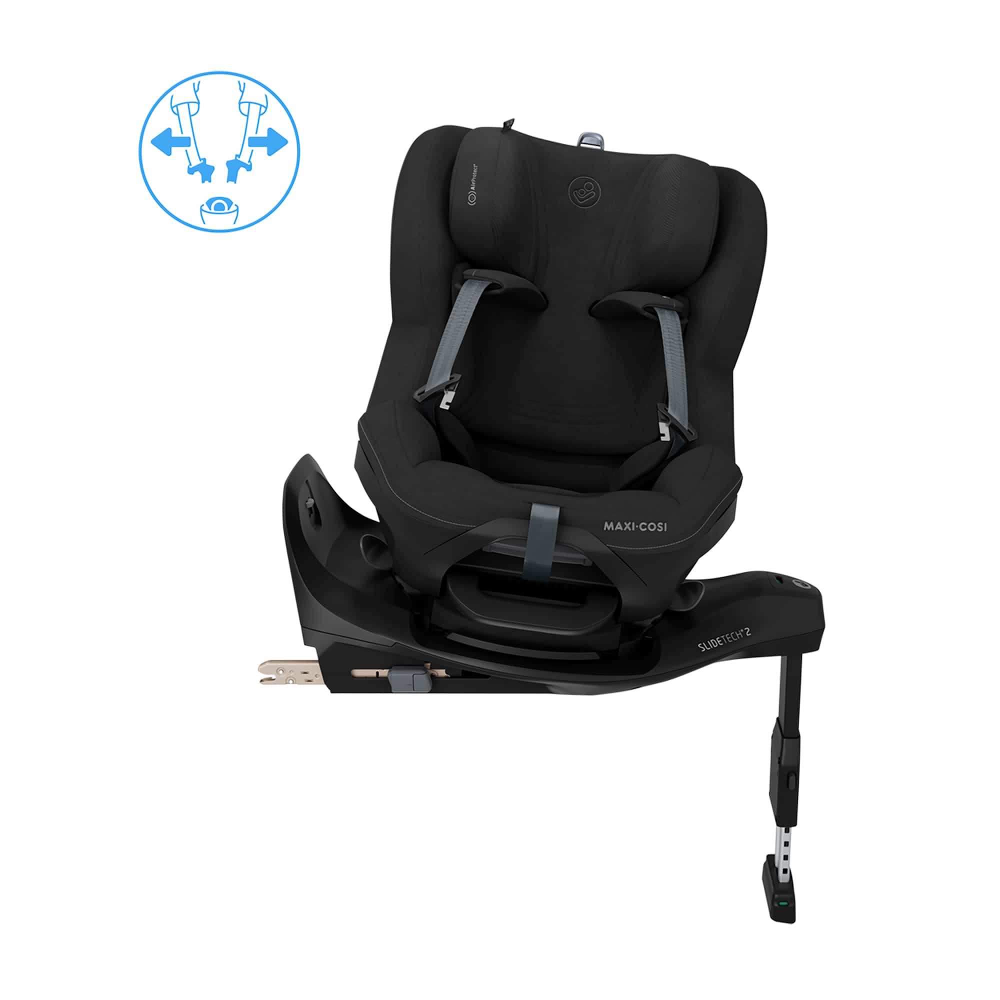 Reboarder 0-18 kg, Gruppe 0+/1, MAXI-COSI Premium, Schwarz – Produktansicht