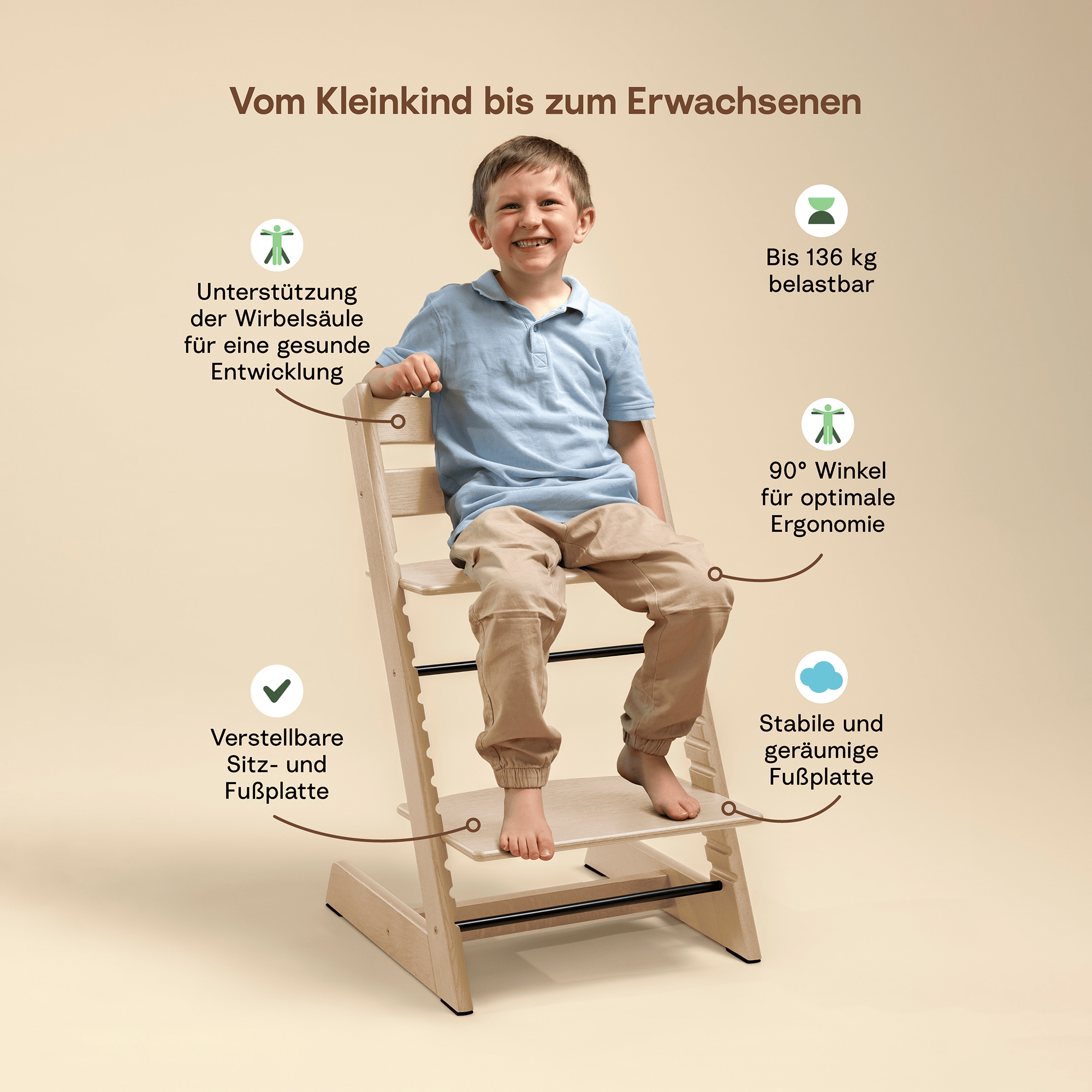 Hochstuhl Zubehör, STOKKE, Weiß – Produktansicht