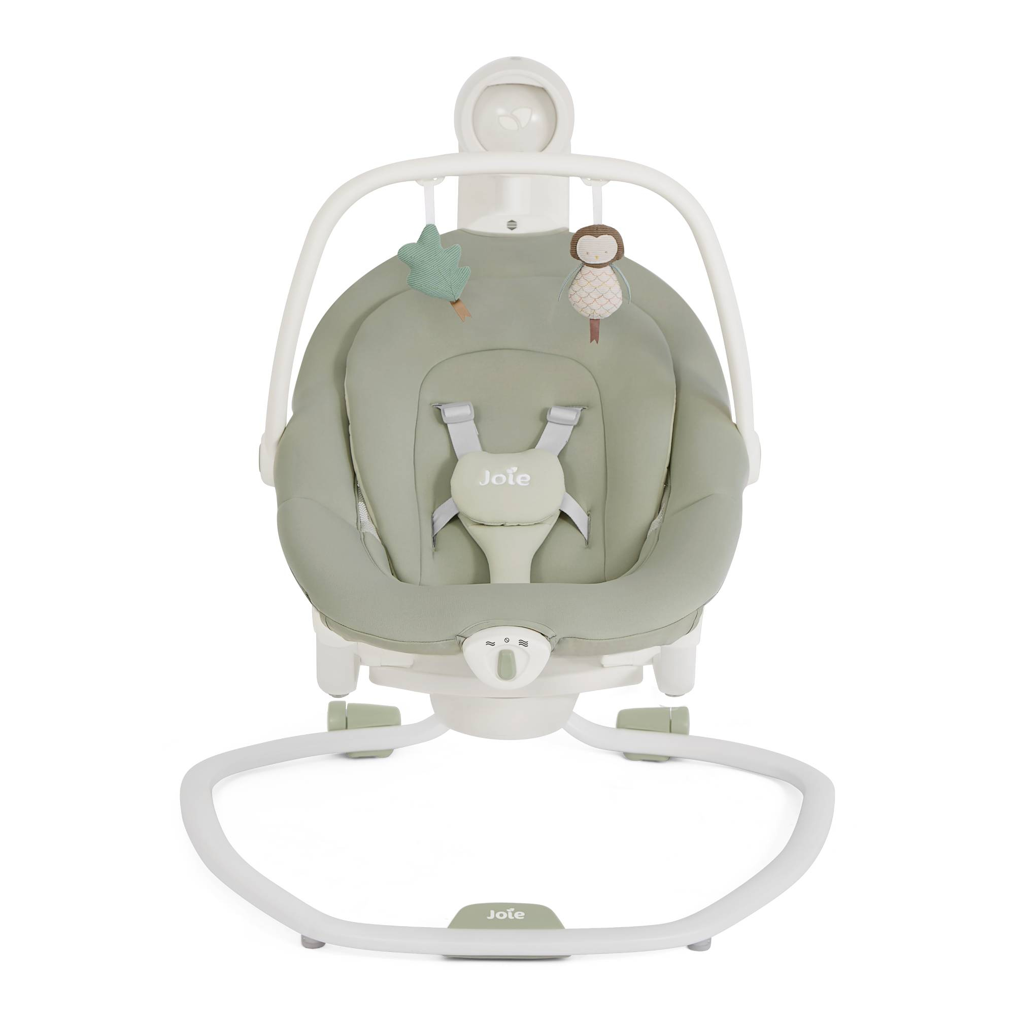 Wippen, Joie, Grau – Besonderheit: 3 Liegepositionen für maximalen Komfort
