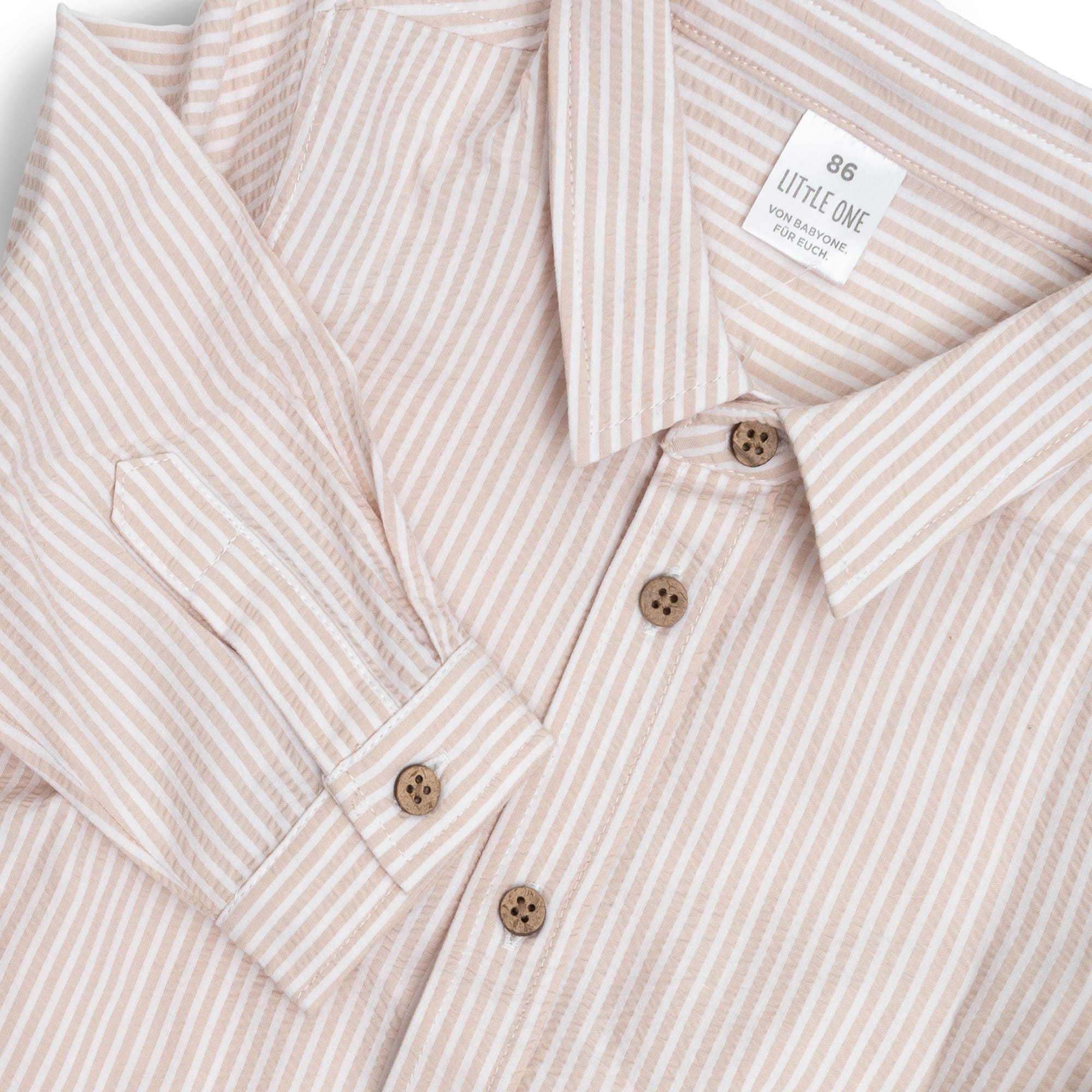 Hemden & Blusen, LITTLE ONE, Weiß – Besonderheit: aus 24% Baumwolle