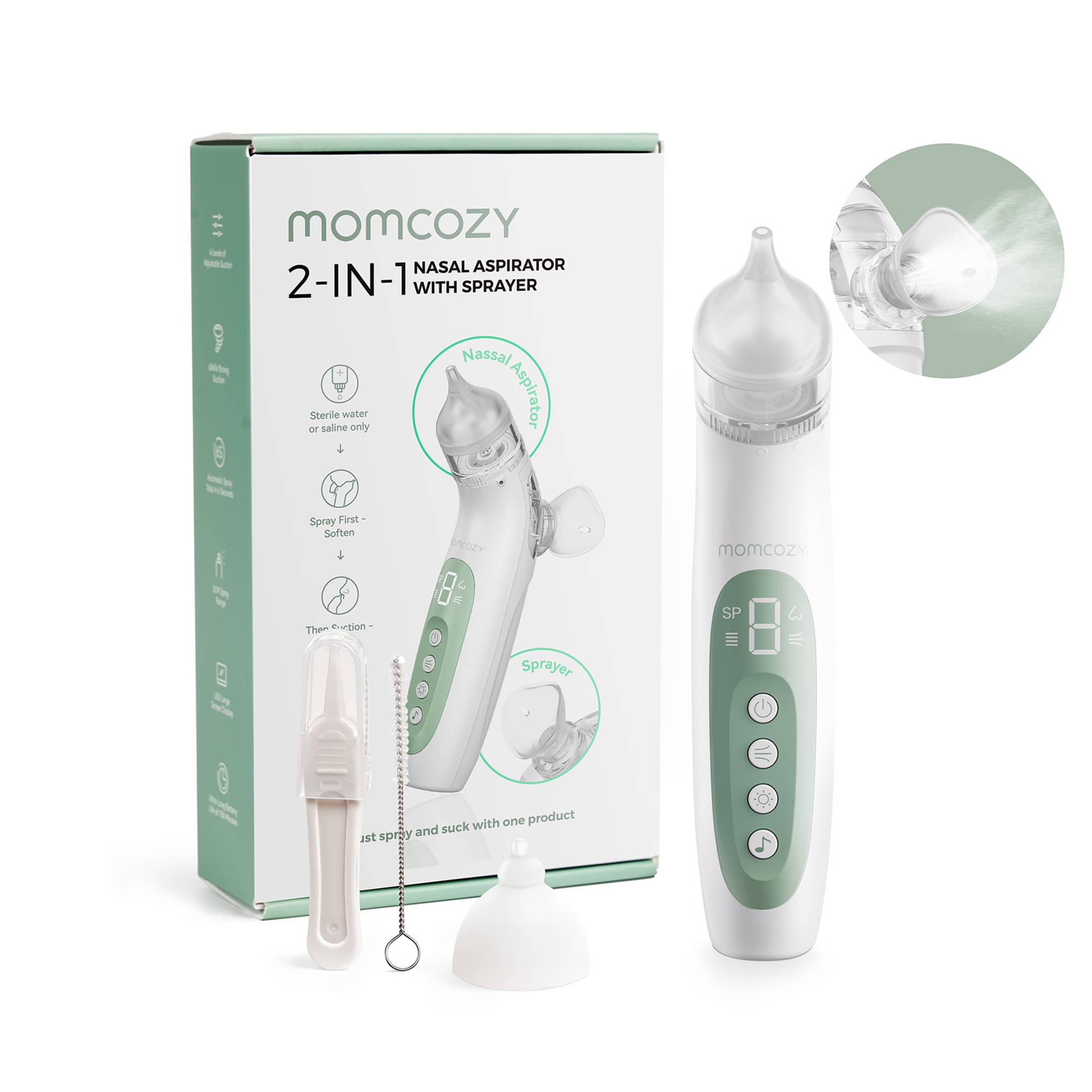 Nasensauger, momcozy, Transparent – Produktansicht