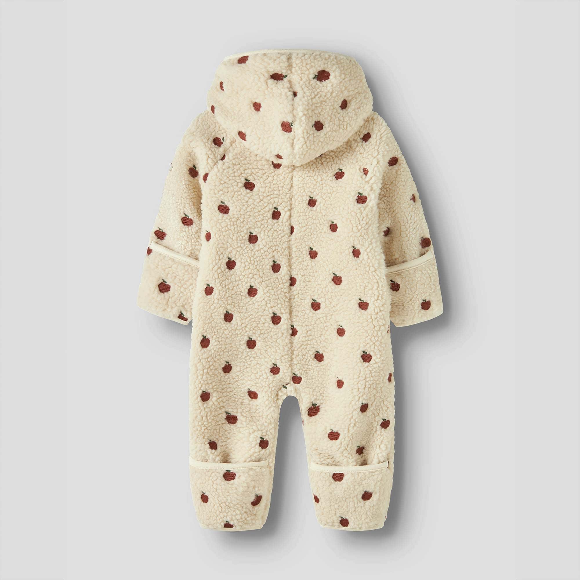 Fleece Overalls, Lil' Atelier, Beige – Produktansicht