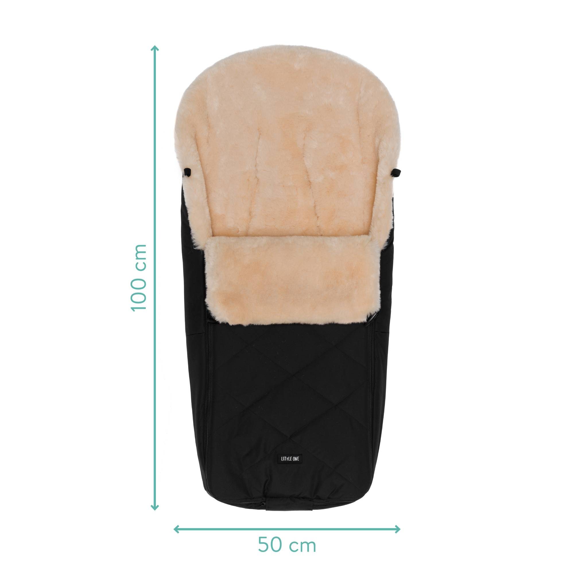Fußsäcke & Decken, LITTLE ONE, Schwarz – Produktansicht