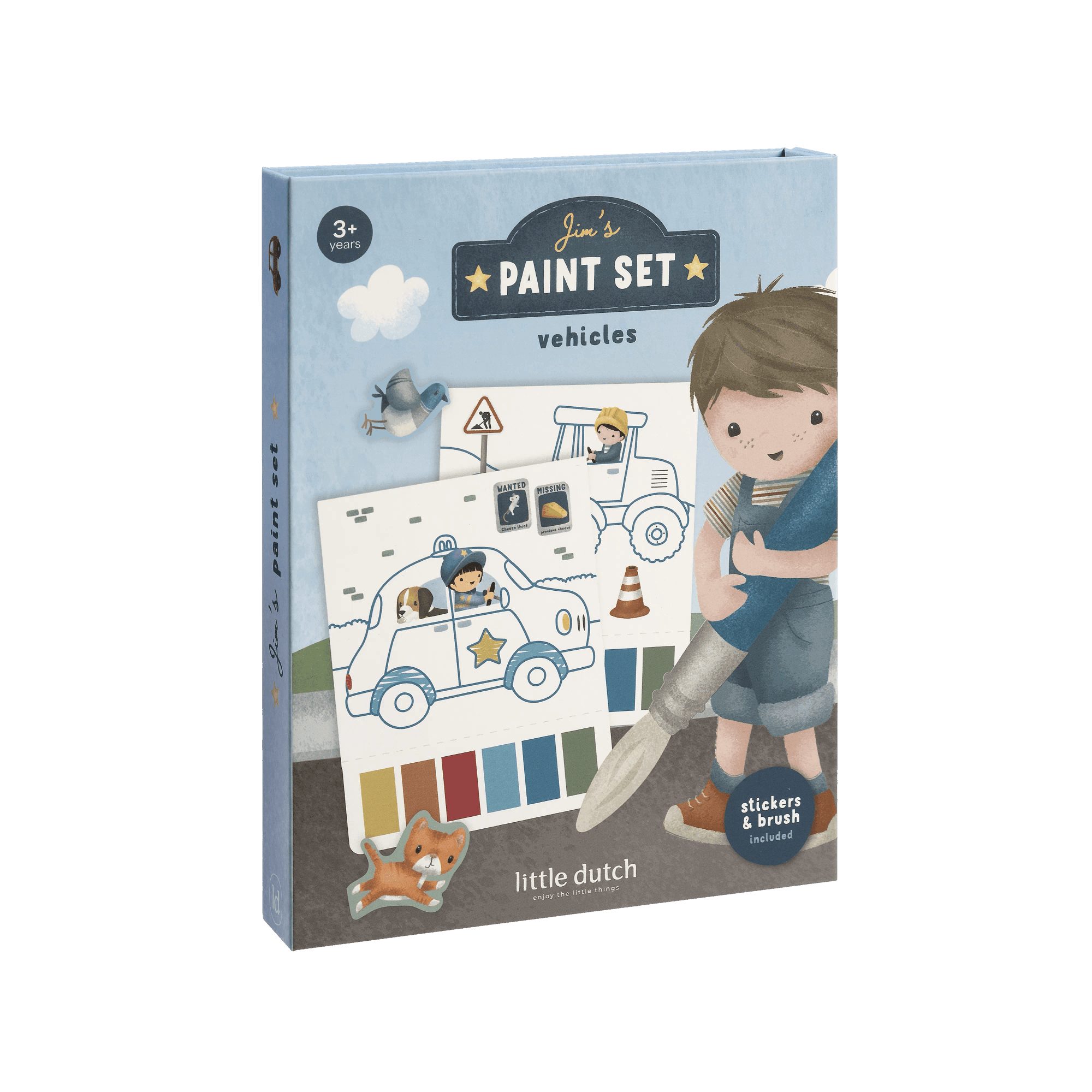 Malen & Kneten, LITTLE DUTCH, Blau – Produktansicht