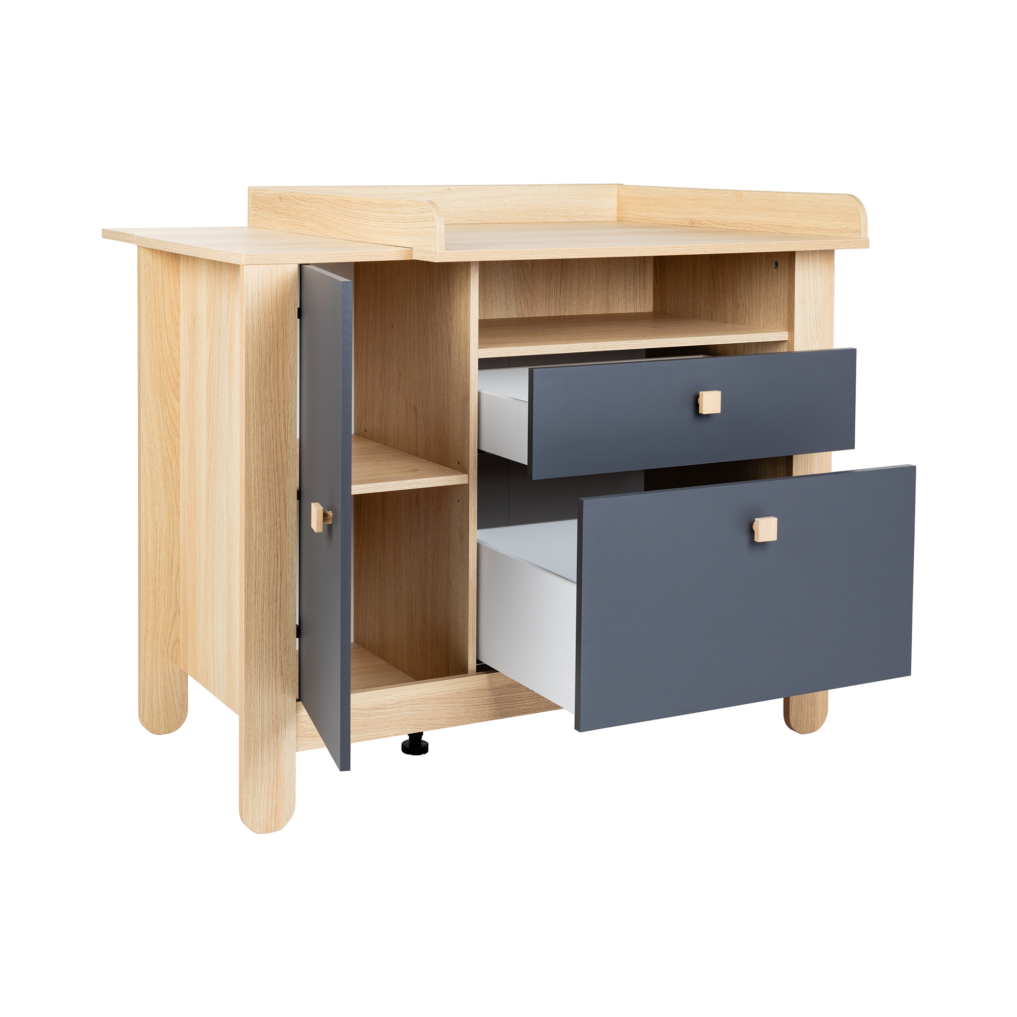 Wickelkommoden, LITTLE ONE, Grau – Produktansicht