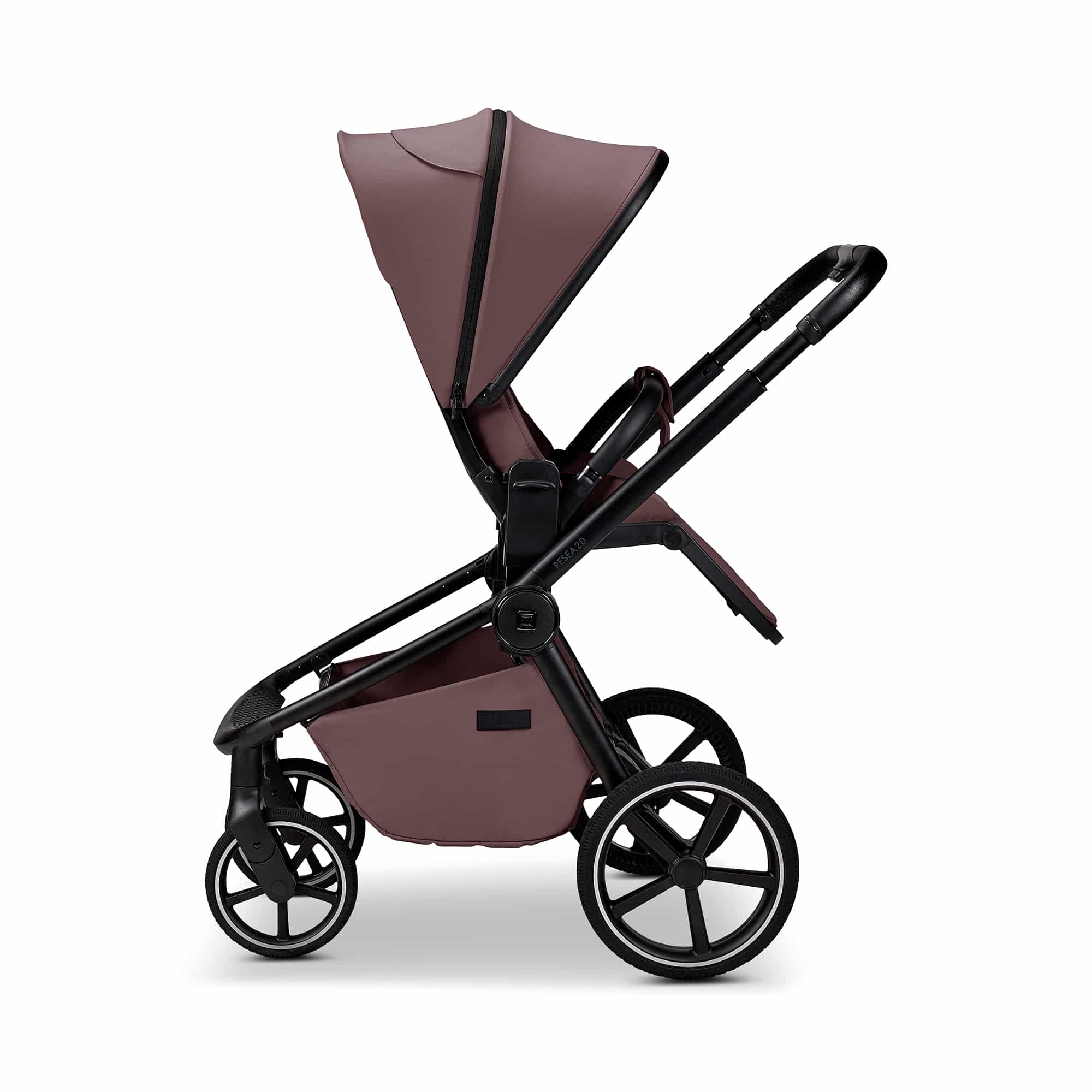 Kombi-Kinderwagen, MOON, Braun – Produktansicht