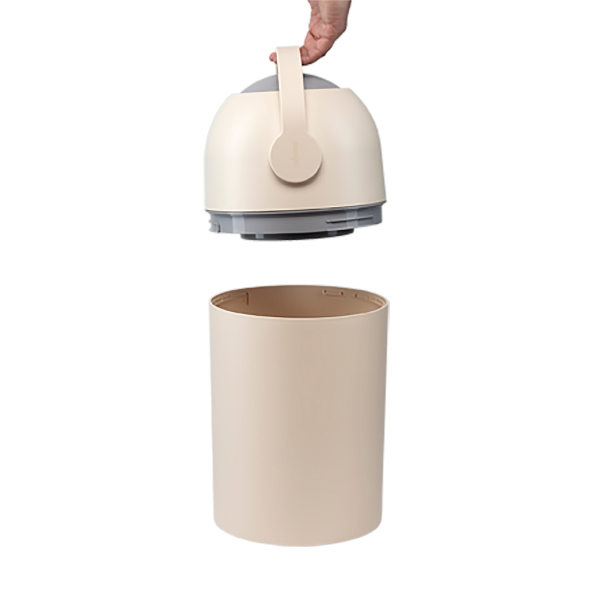 Windeleimer, tradewell, Beige – Produktansicht