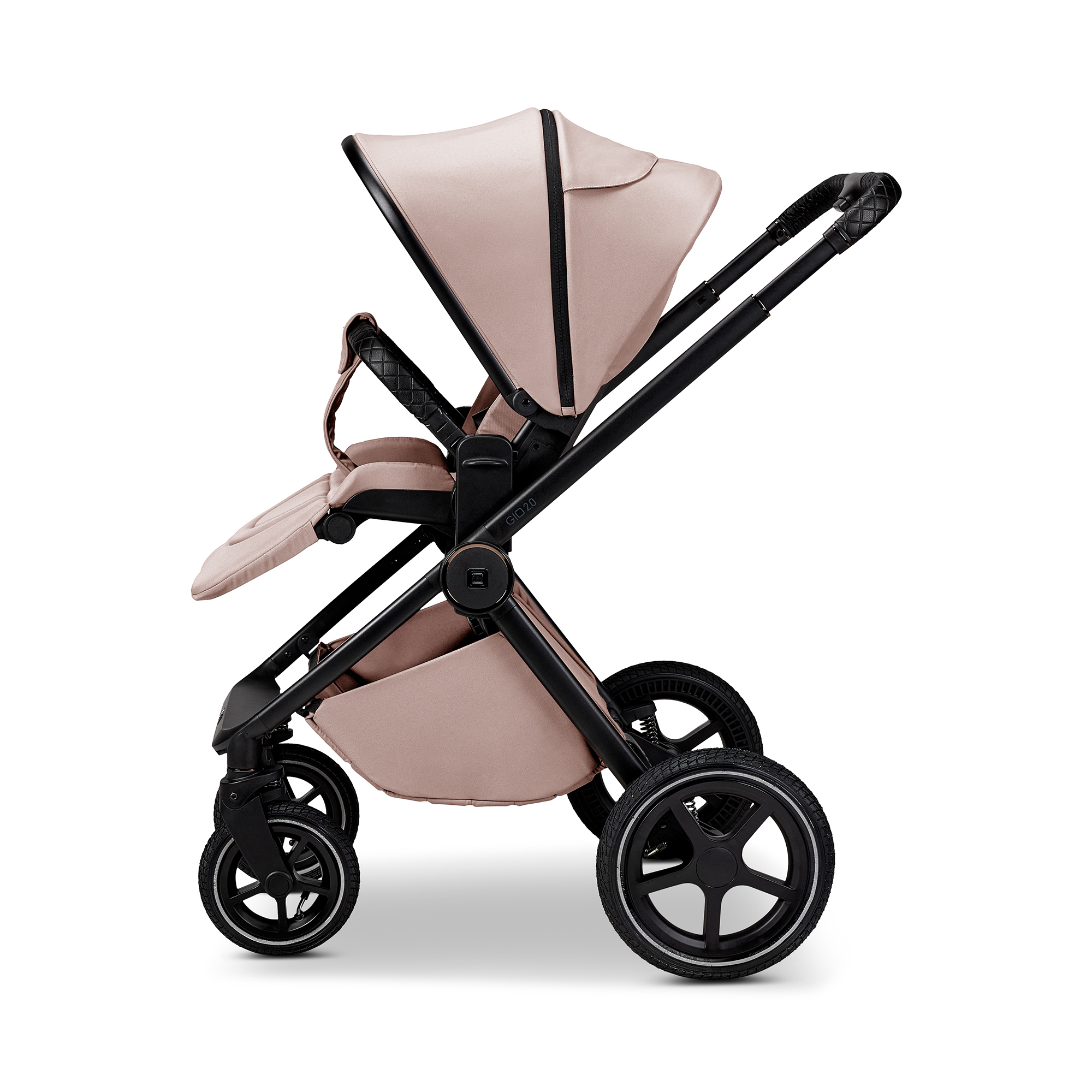 Kombi-Kinderwagen, MOON, Beige – Produktansicht
