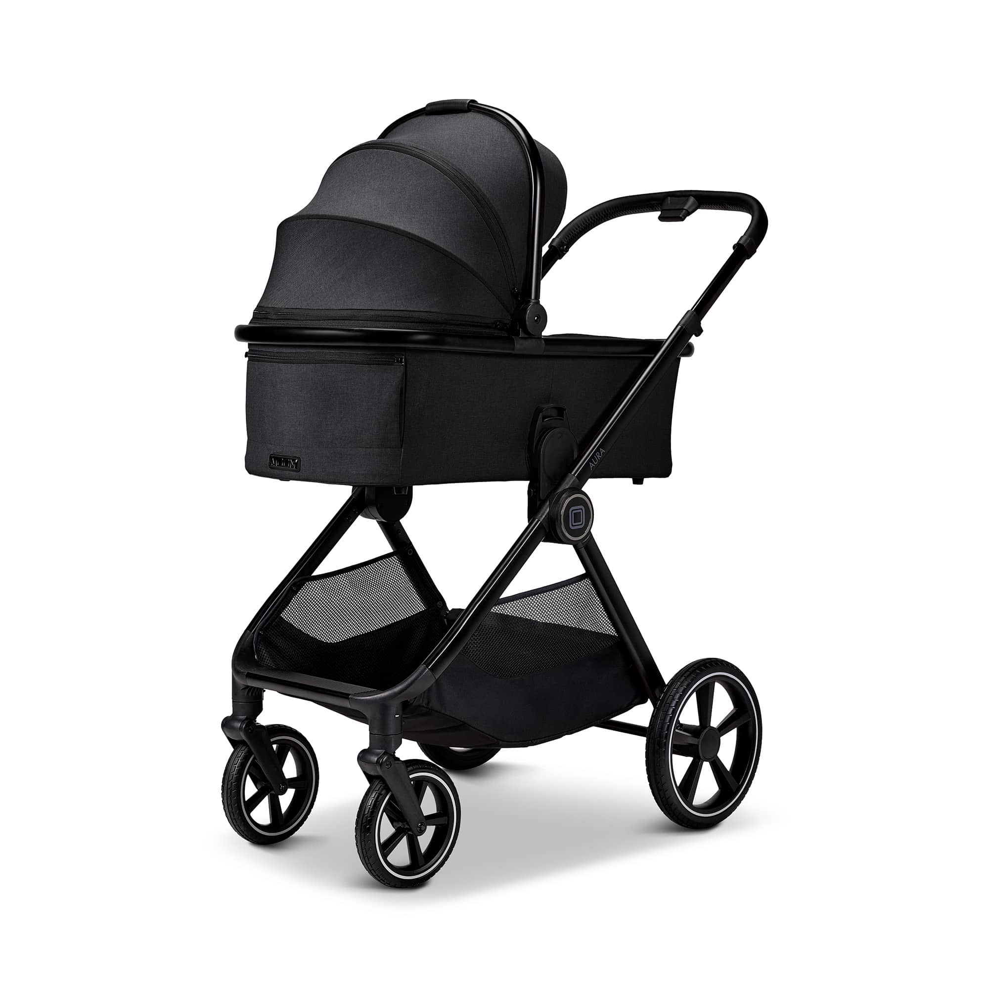 Kinderwagen Komplettsets, MOON, Schwarz – Produktansicht