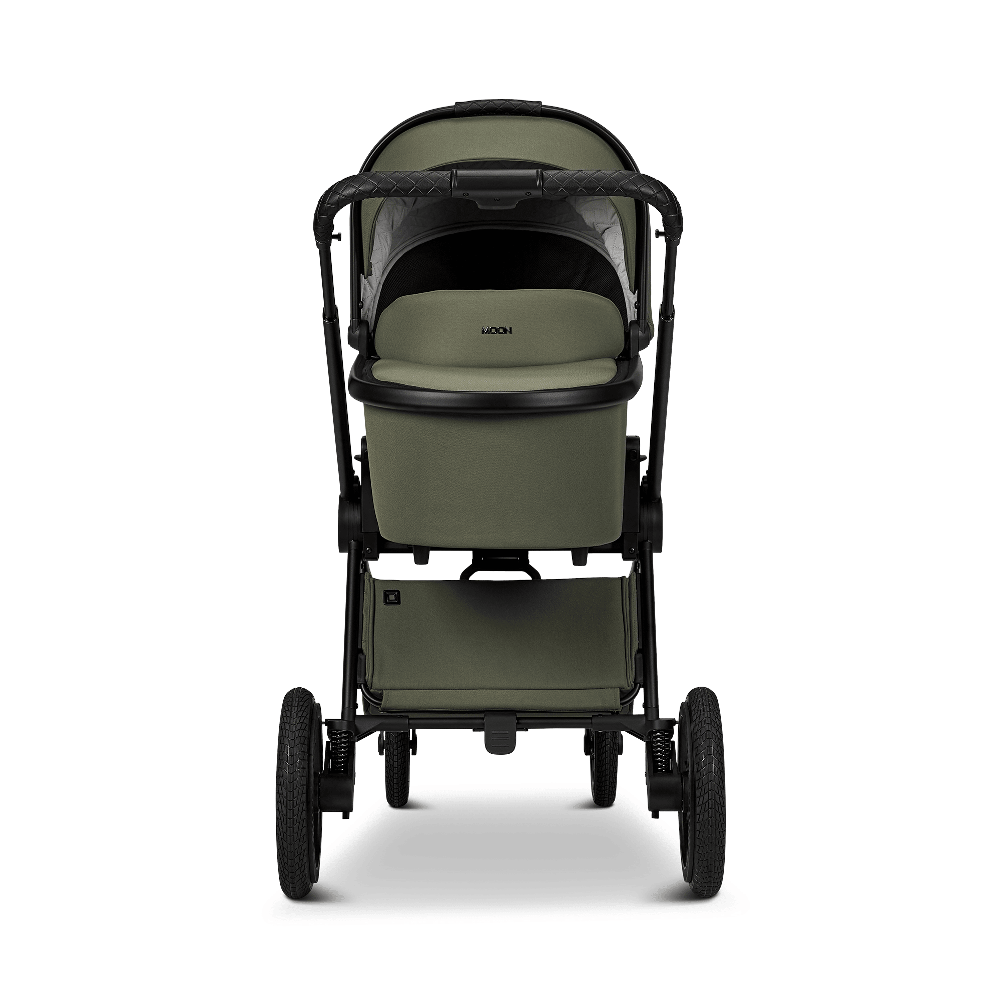 Kombi-Kinderwagen, MOON, Grün – Produktansicht