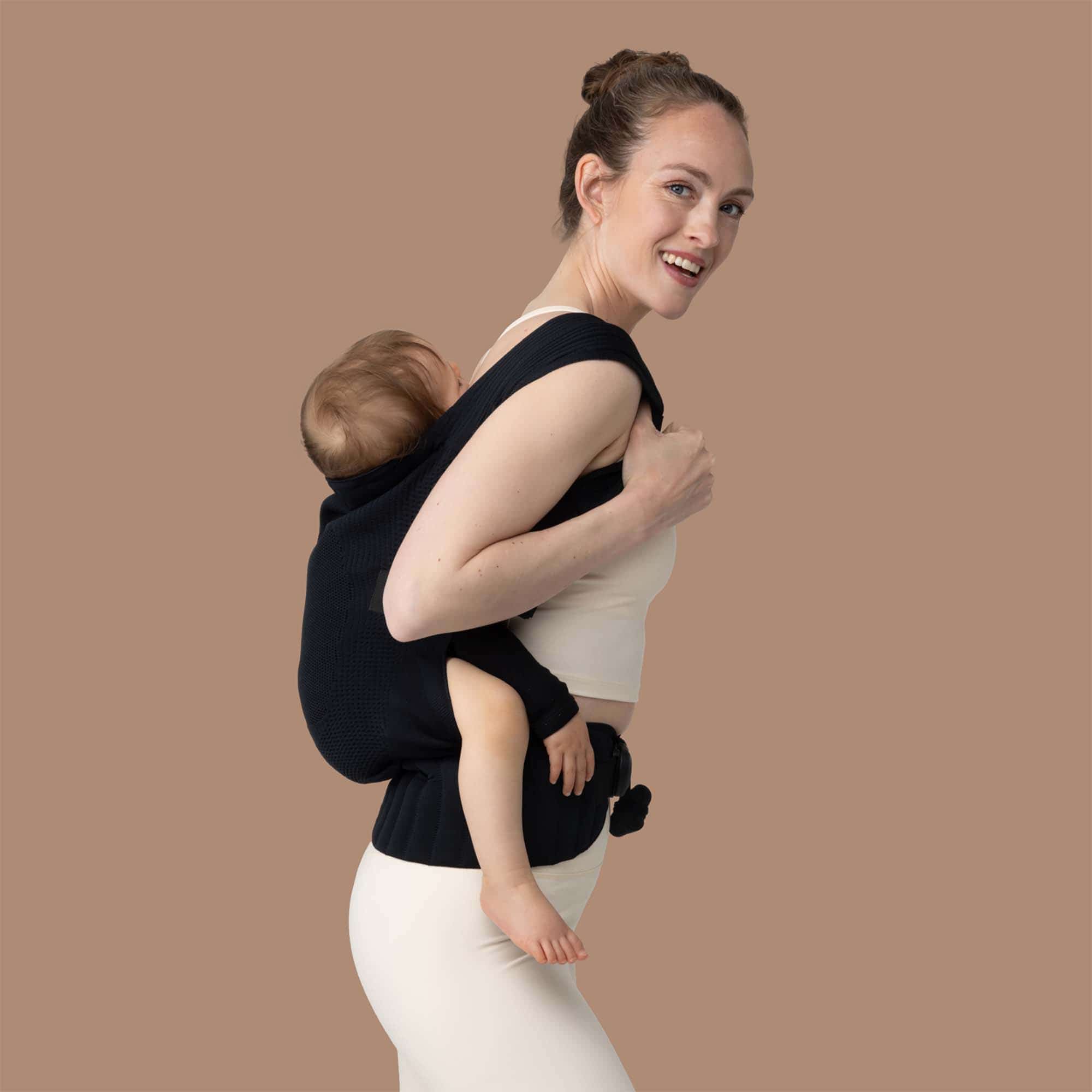 Babytragen, FLYBABY, Schwarz – Produktansicht
