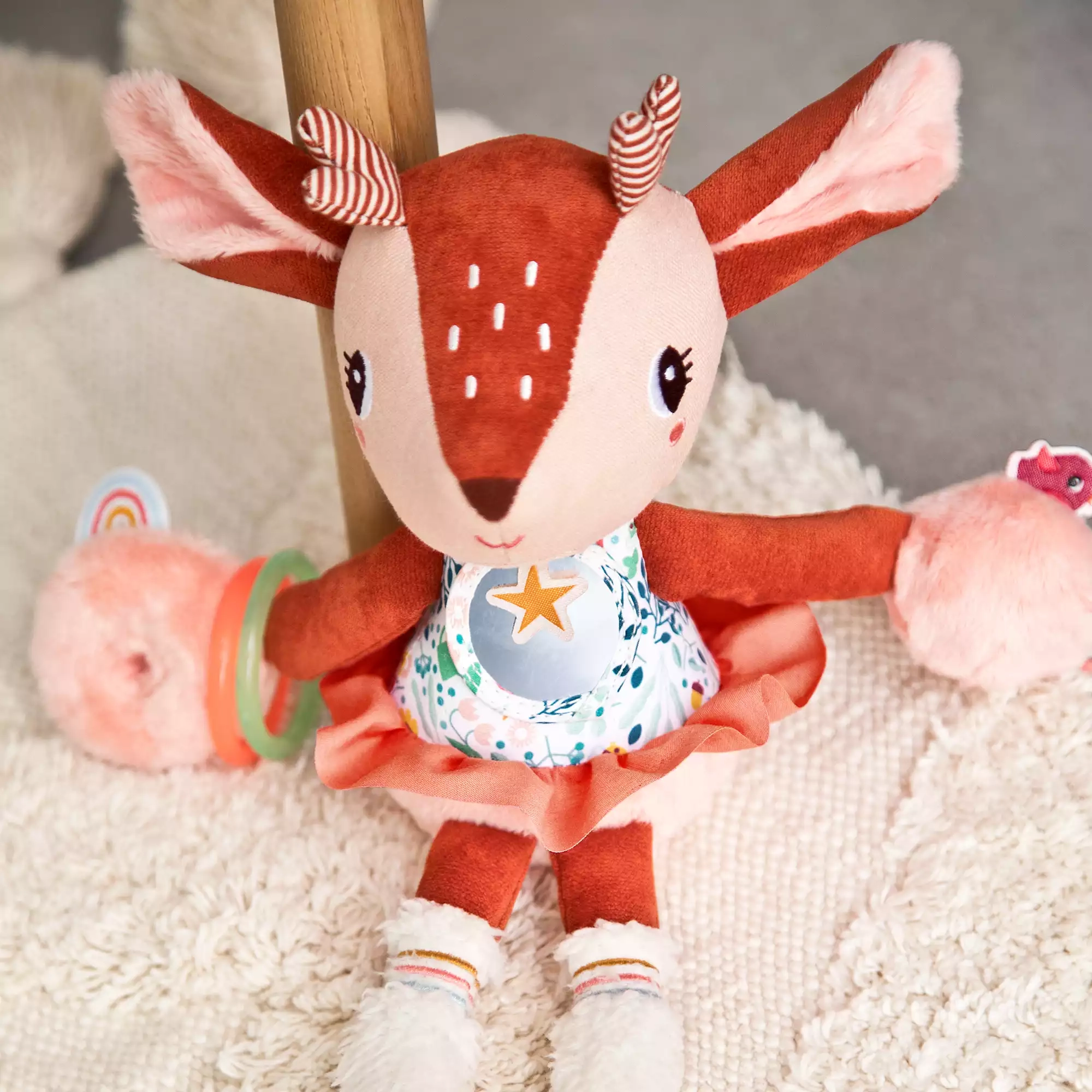 Kuscheltiere, Lilliputiens, Orange – Besonderheit: schult die Sinne deines Kindes