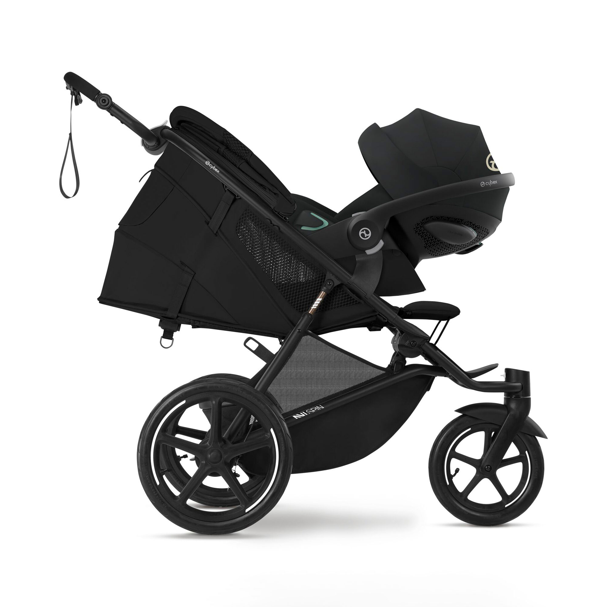 Kombi-Kinderwagen, cybex, Schwarz – Produktansicht