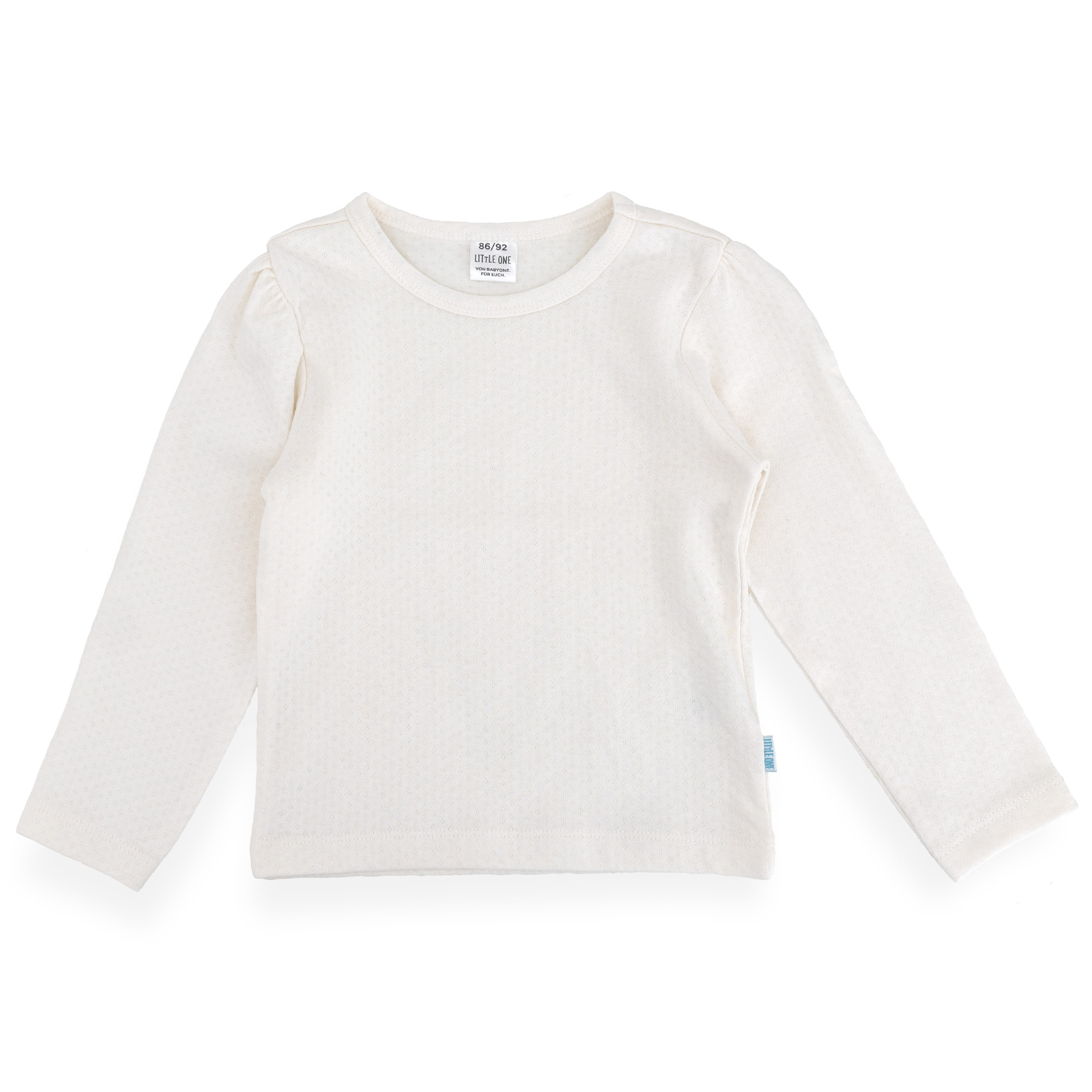 Langarmshirts, LITTLE ONE, Weiß – Besonderheit: aus 100% Bio-Baumwolle