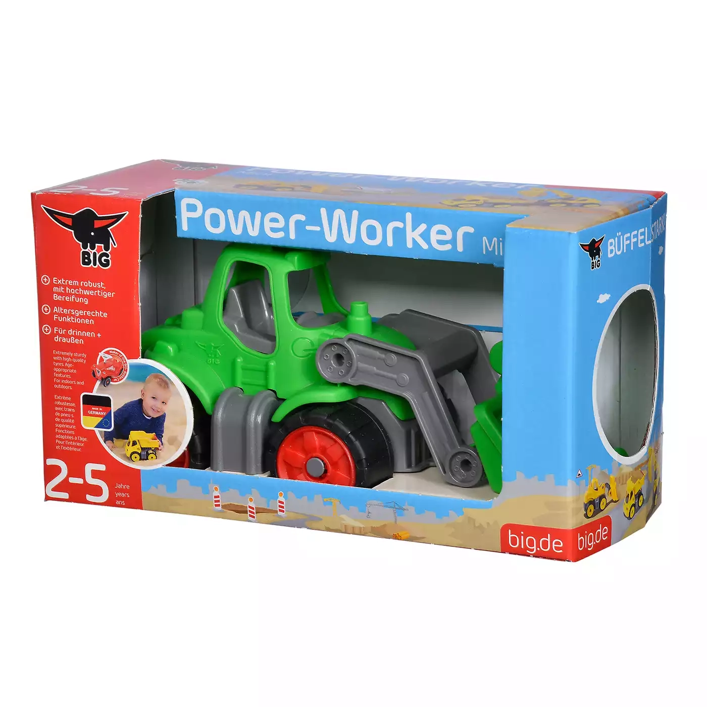 Spielzeugautos, BIG, Grün – Produktansicht