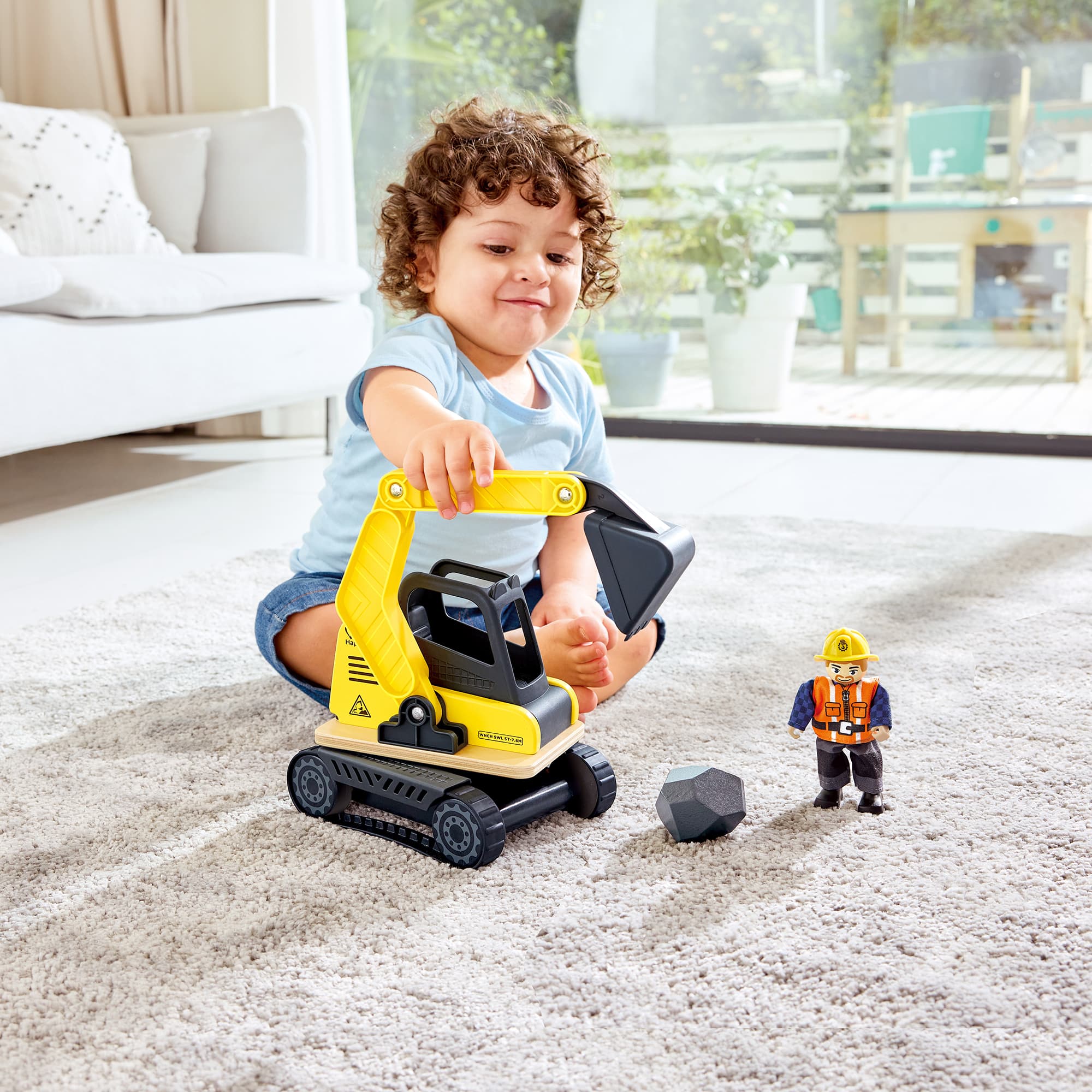 Spielzeugautos, Hape, Gelb – Produktansicht