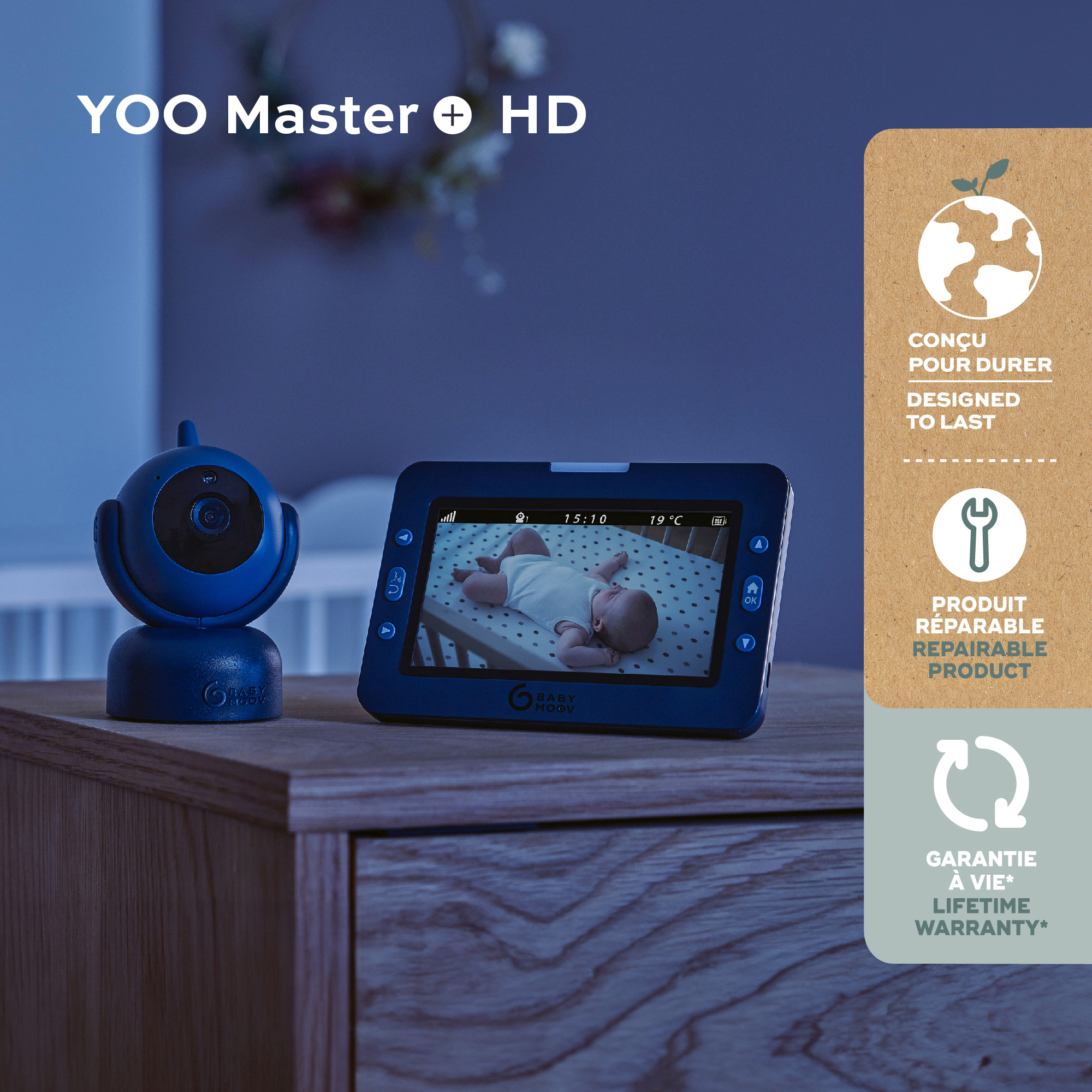 Video Babyphone, babymoov, Blau – Produktansicht
