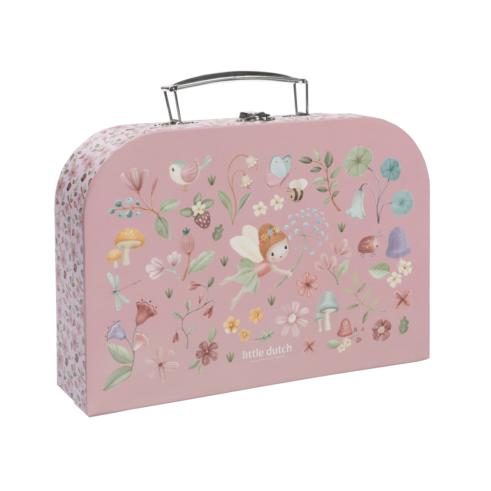 Malen & Kneten, LITTLE DUTCH, Pink – Besonderheit: mit Schablonen, Sticker, Kreiden, Stempel, Malkarten und Washi-Tape
