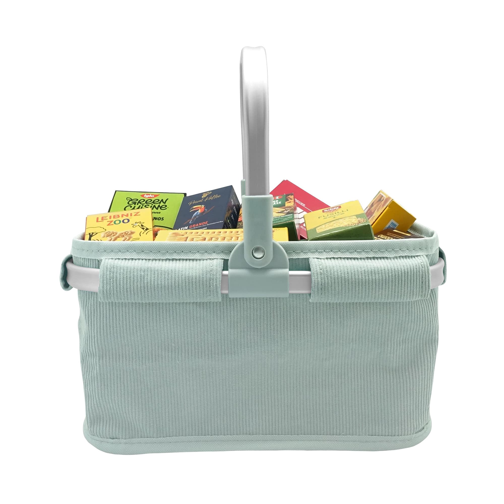 Kaufladen, Tanner, Grün – Besonderheit: Einkaufskorb als Zubehör für Kaufladen und Spielküche
