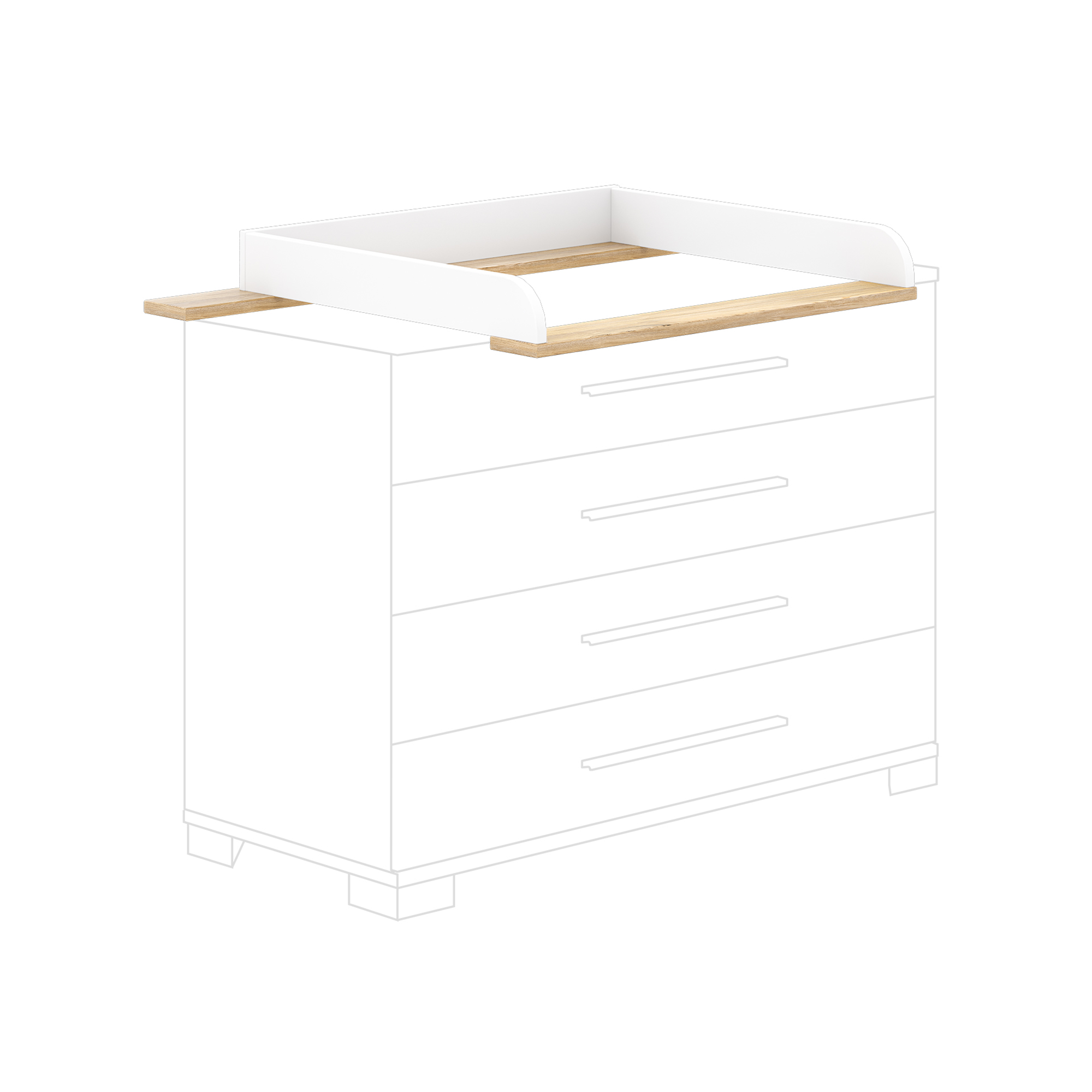 Babyzimmer Sets, PAIDI, Weiß – Produktansicht