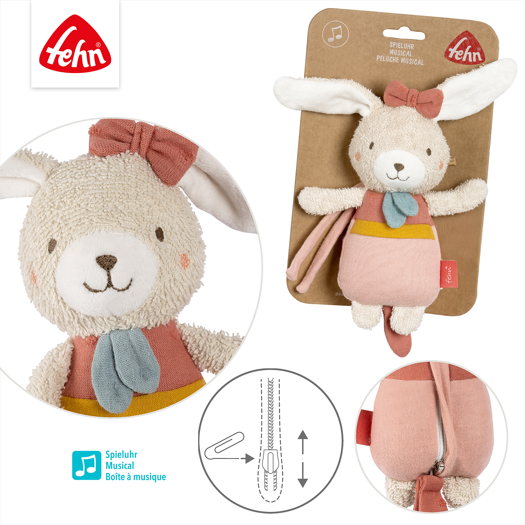 Spieluhren, fehn, Pink – Produktansicht