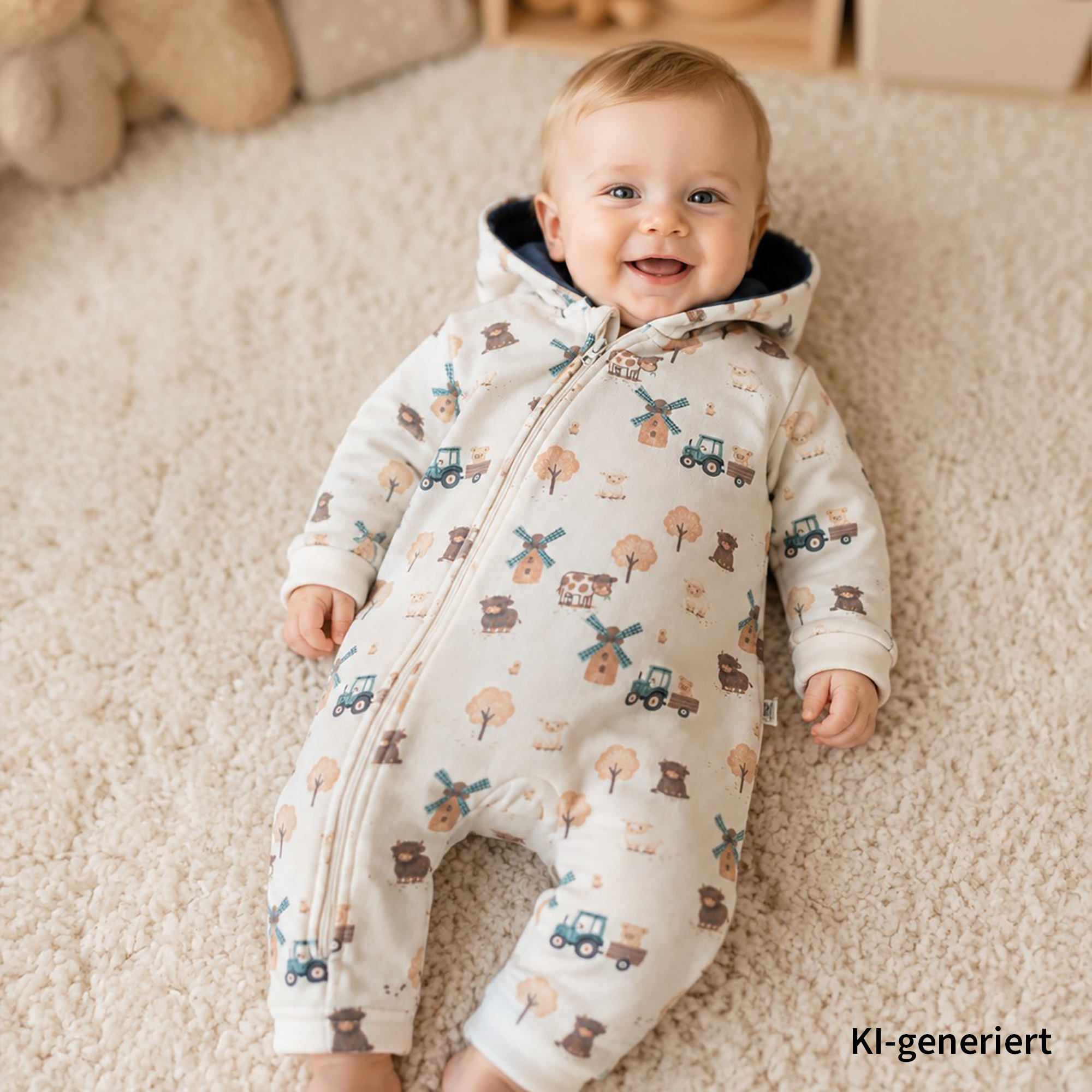 Overalls, LITTLE, Weiß – Produktansicht