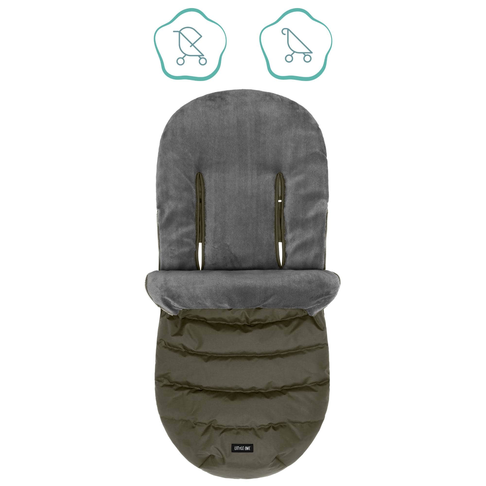 Fußsäcke & Decken, LITTLE ONE, Grün – Produktansicht