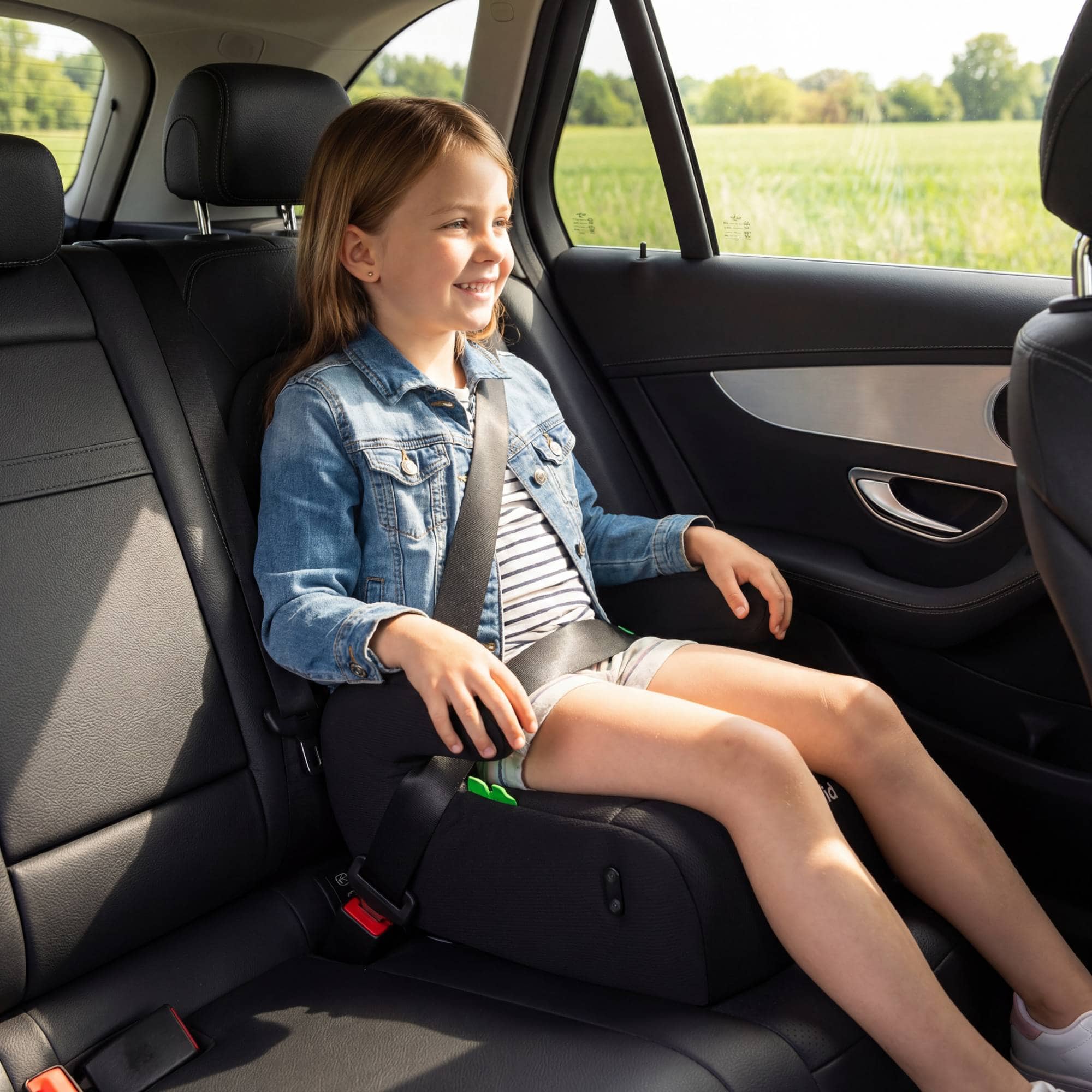 Kindersitzerhöhungen, fillikid, Schwarz – Besonderheit: ISOFIX-Befestigung für zusätzliche Stabilität