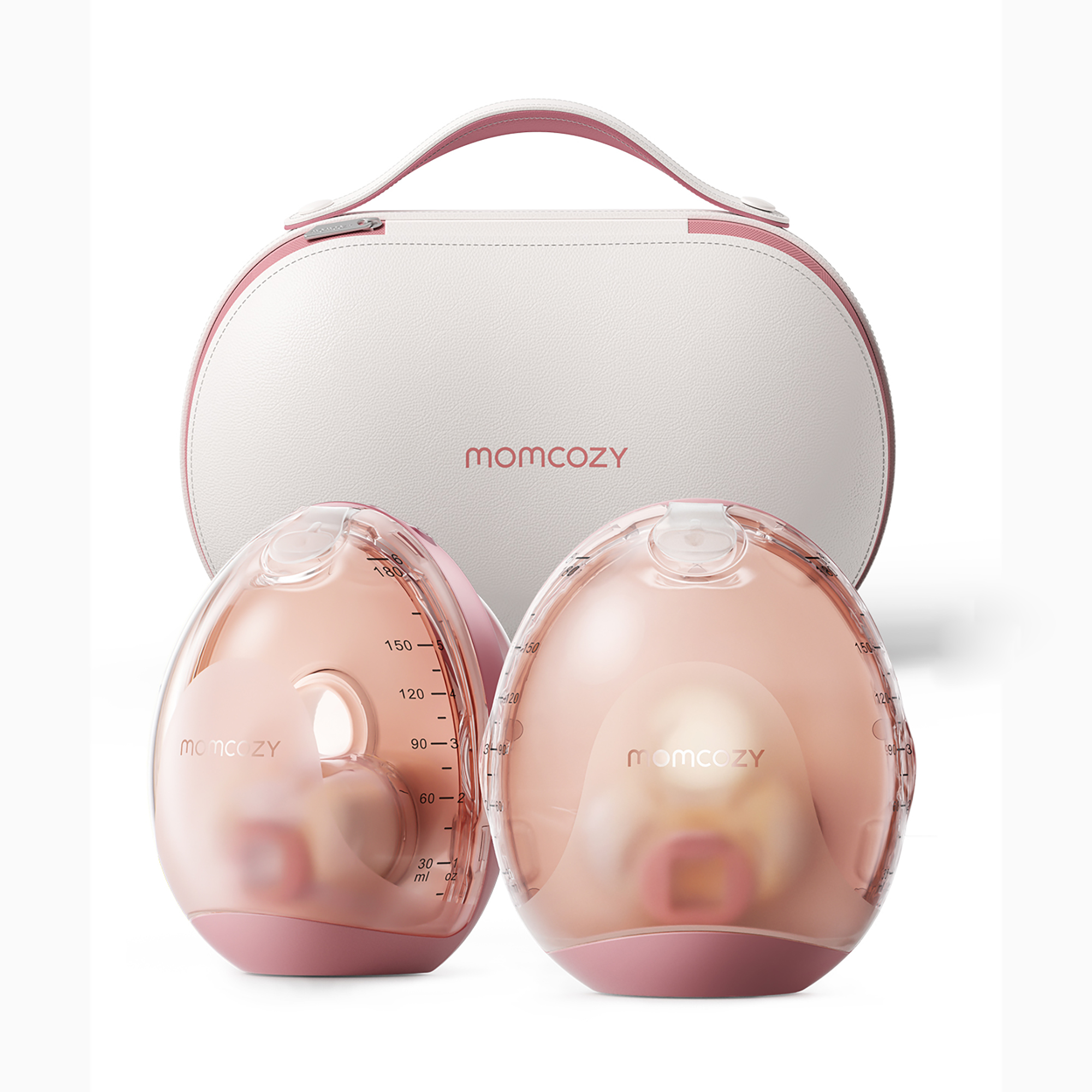 Hands Free Milchpumpen, momcozy, Pink – Besonderheit: ultraflaches und diskretes Design